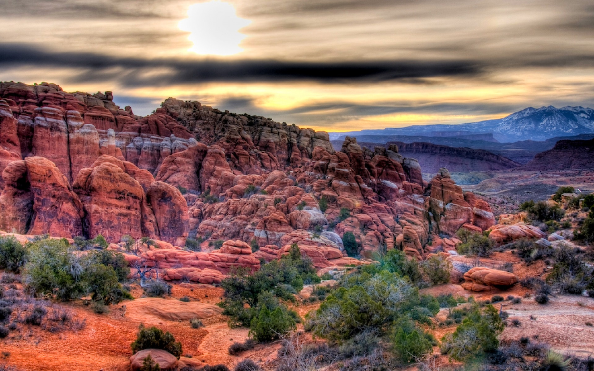 Canyons in New Mexico, Nature's beauty, Southwest landscape, Free download, 1920x1200 HD Desktop