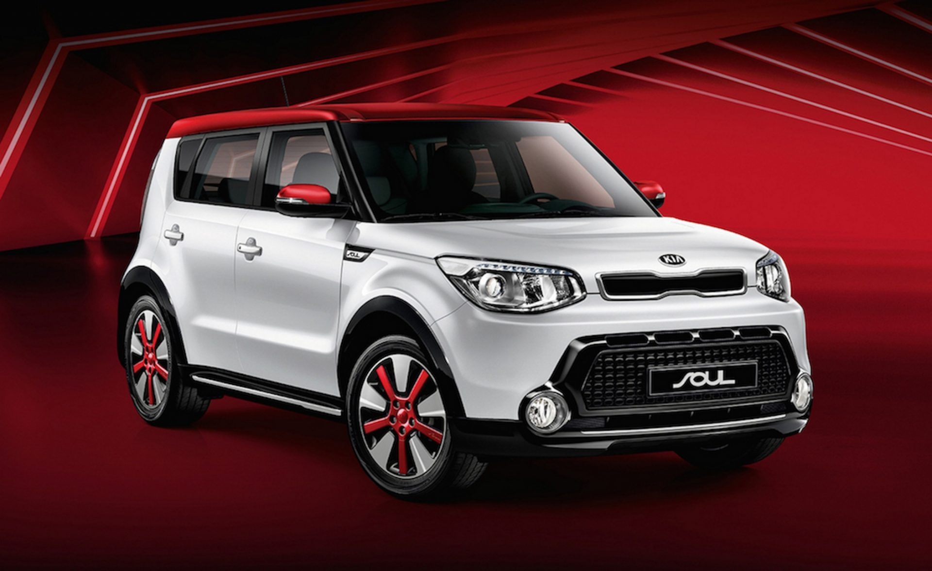 Kia Soul, Special edition model, Eye-catching red and white, Unique charm, 1920x1180 HD Desktop
