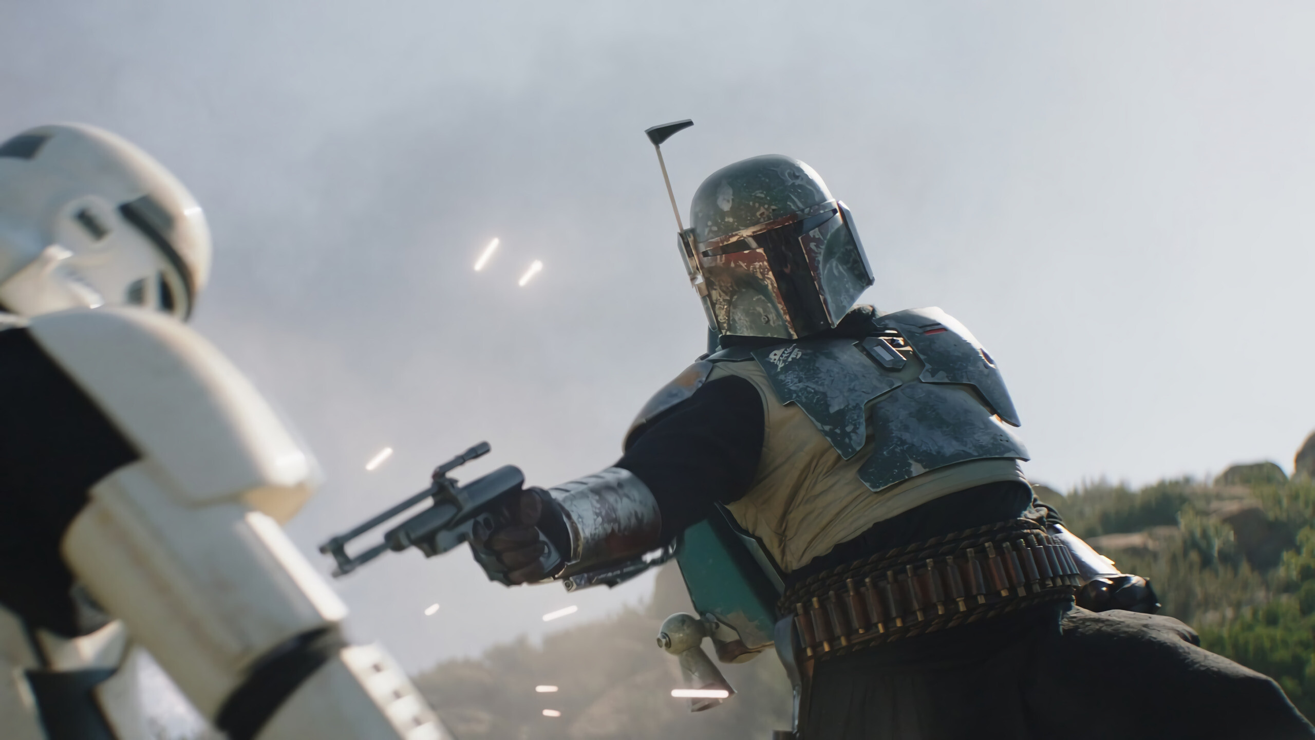The Book of Boba Fett: Star Wars characters, The Mandalorian, Spin-off. 2560x1440 HD Background.