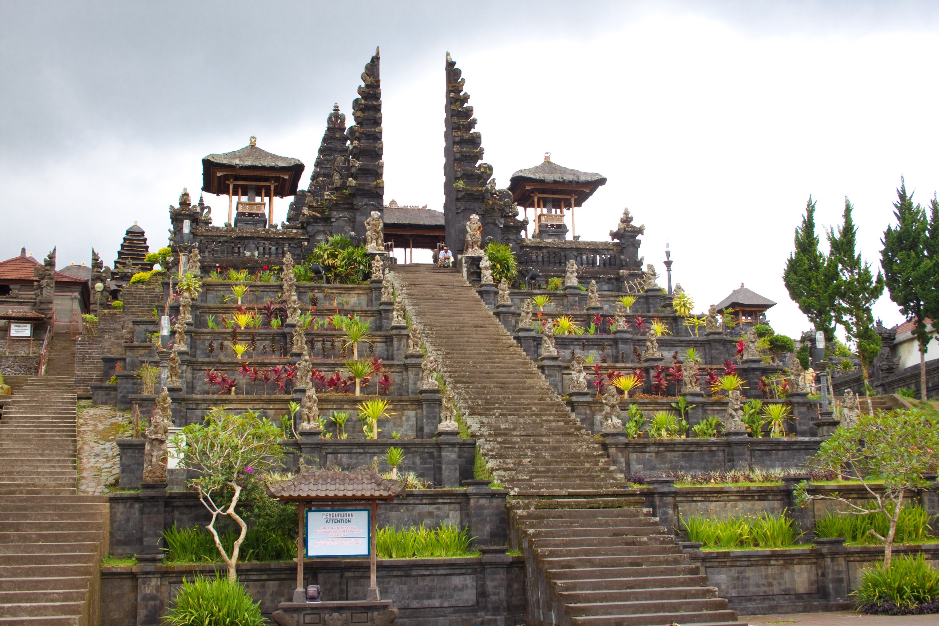 Temple of Besakih in Bali, Spiritual sanctuary, Architectural wonder, Cultural heritage, 3060x2040 HD Desktop