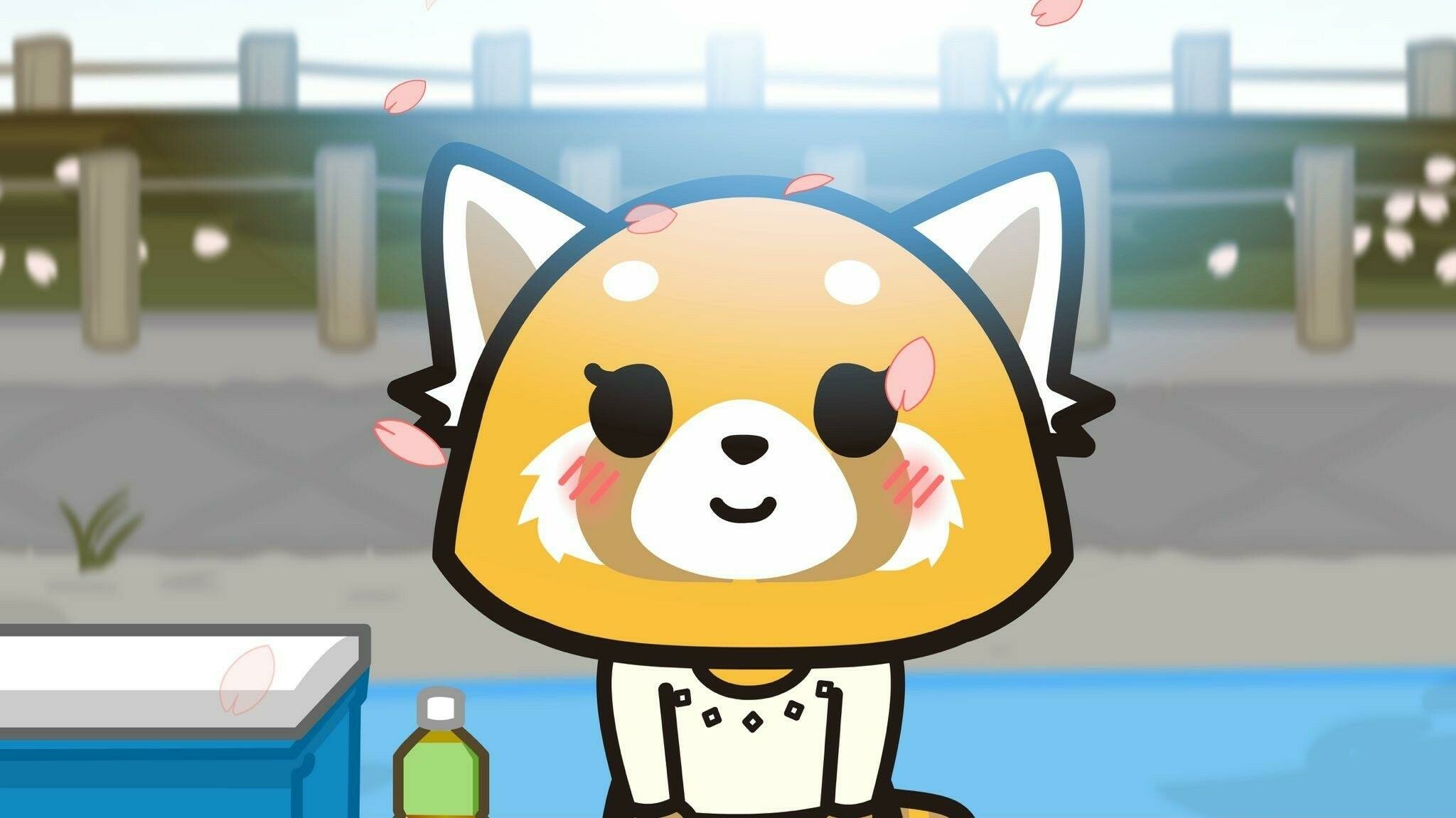 Aggretsuko: A 25-year-old red panda who lets out frustrations over her job by singing death metal at a karaoke bar. 2050x1160 HD Wallpaper.
