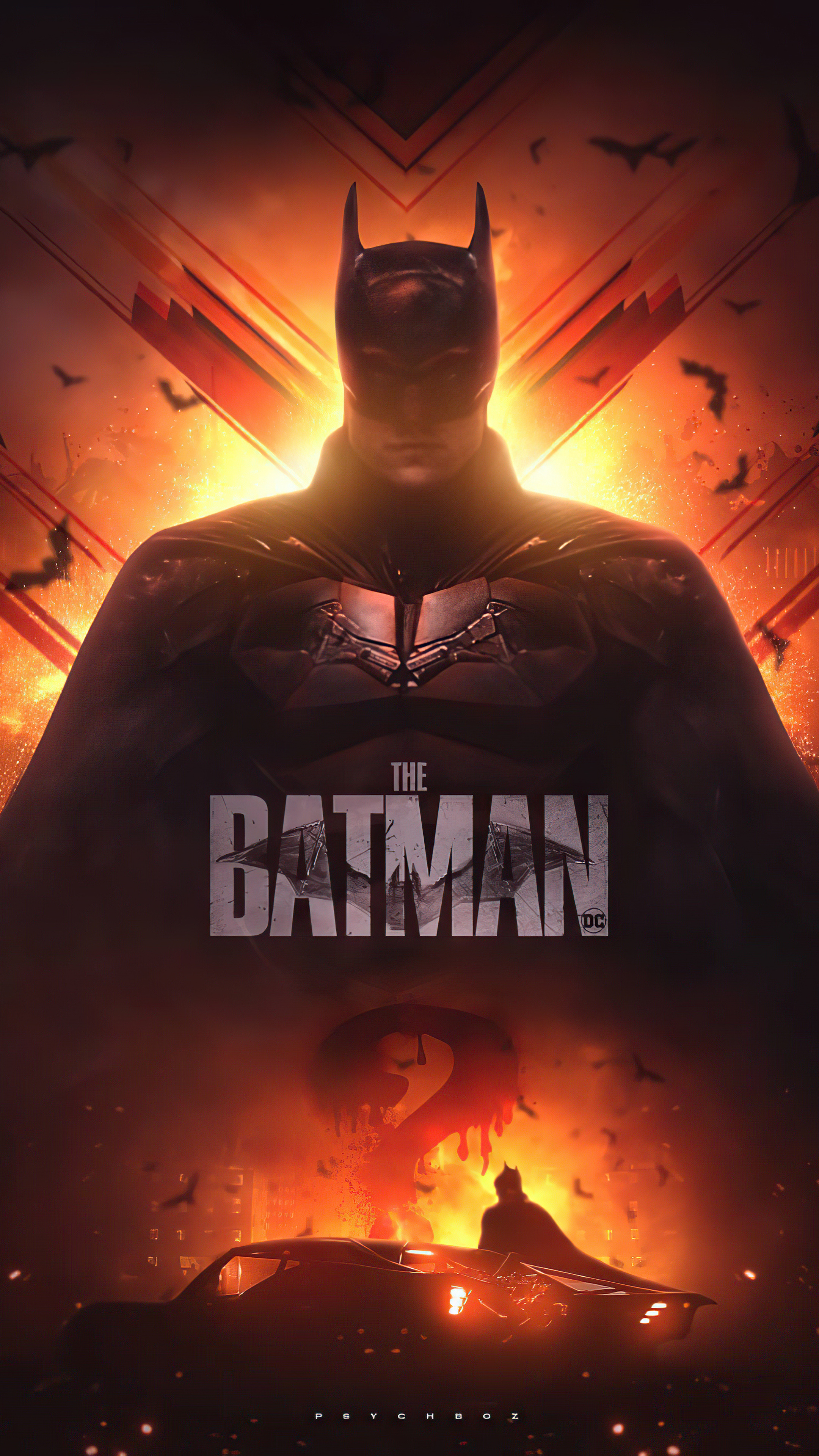 The Batman 2021 movie, Sony Xperia X, XZ, Z5, 2160x3840 4K Phone