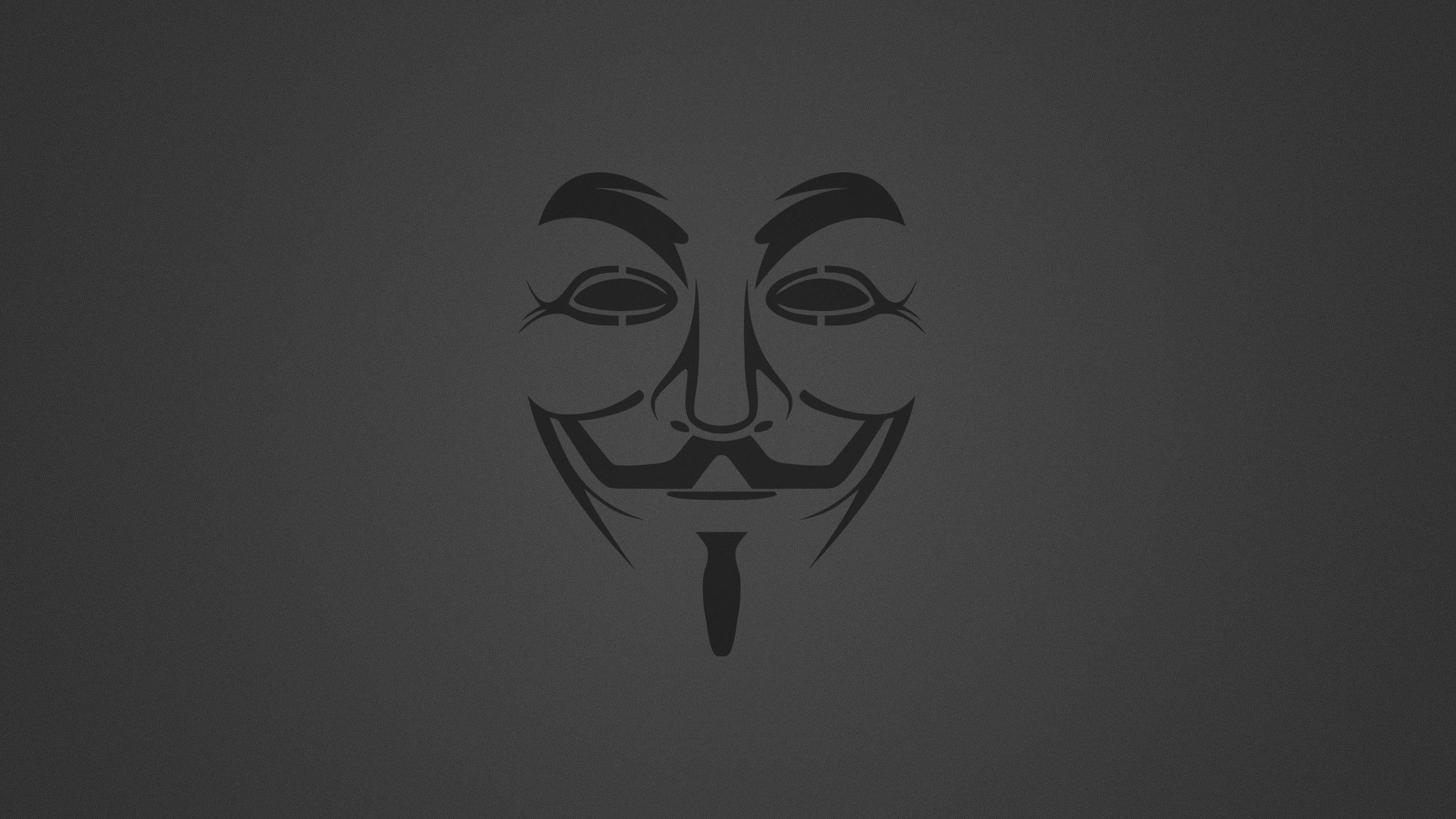 Guy Fawkes Mask: Used to hide the identity of protestors during demonstrations. 2560x1440 HD Wallpaper.