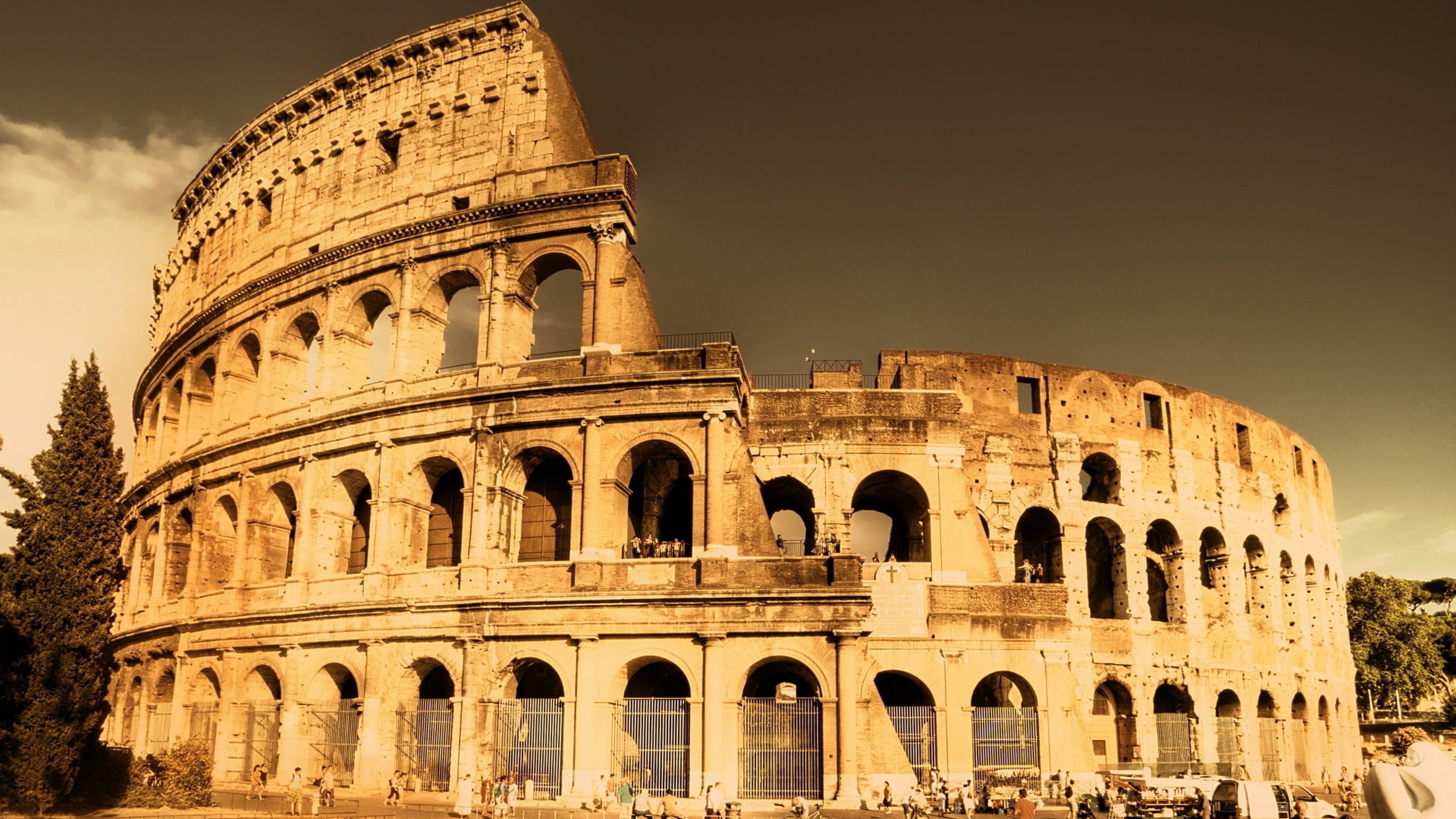 Colosseum wallpapers, Beautiful backgrounds, Ancient amphitheater, Italian history, 3840x2160 4K Desktop