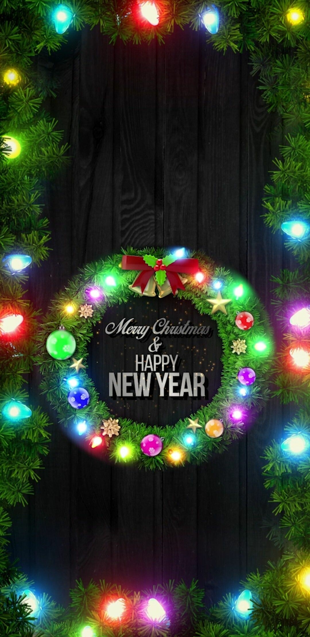 Wreath, Holiday, Christmas, Cozy, 1080x2220 HD Handy