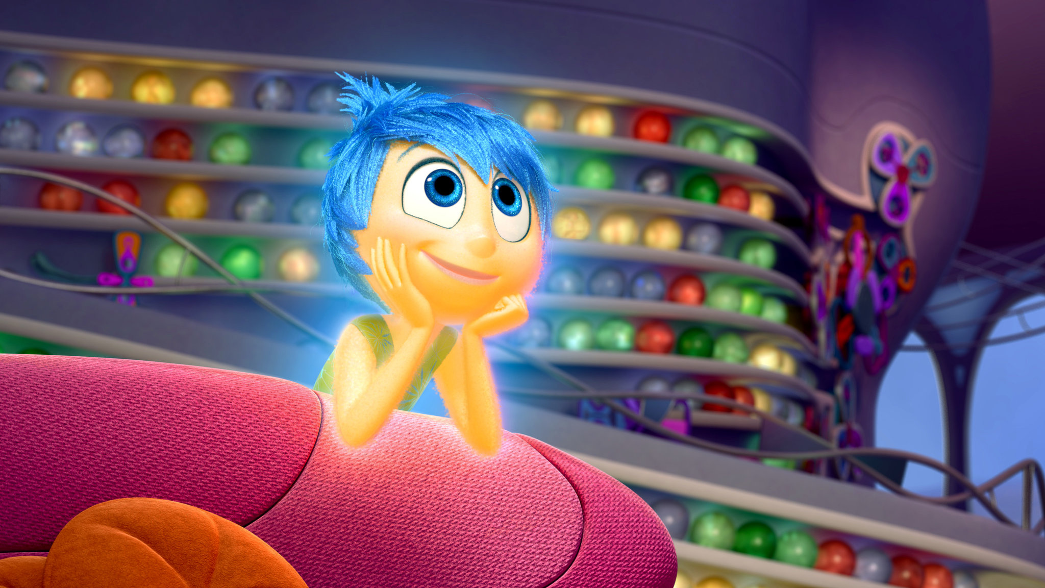 Inside Out's imaginative world, Pixar's new movie, Dive into the mind, Memorable animation, 2050x1160 HD Desktop