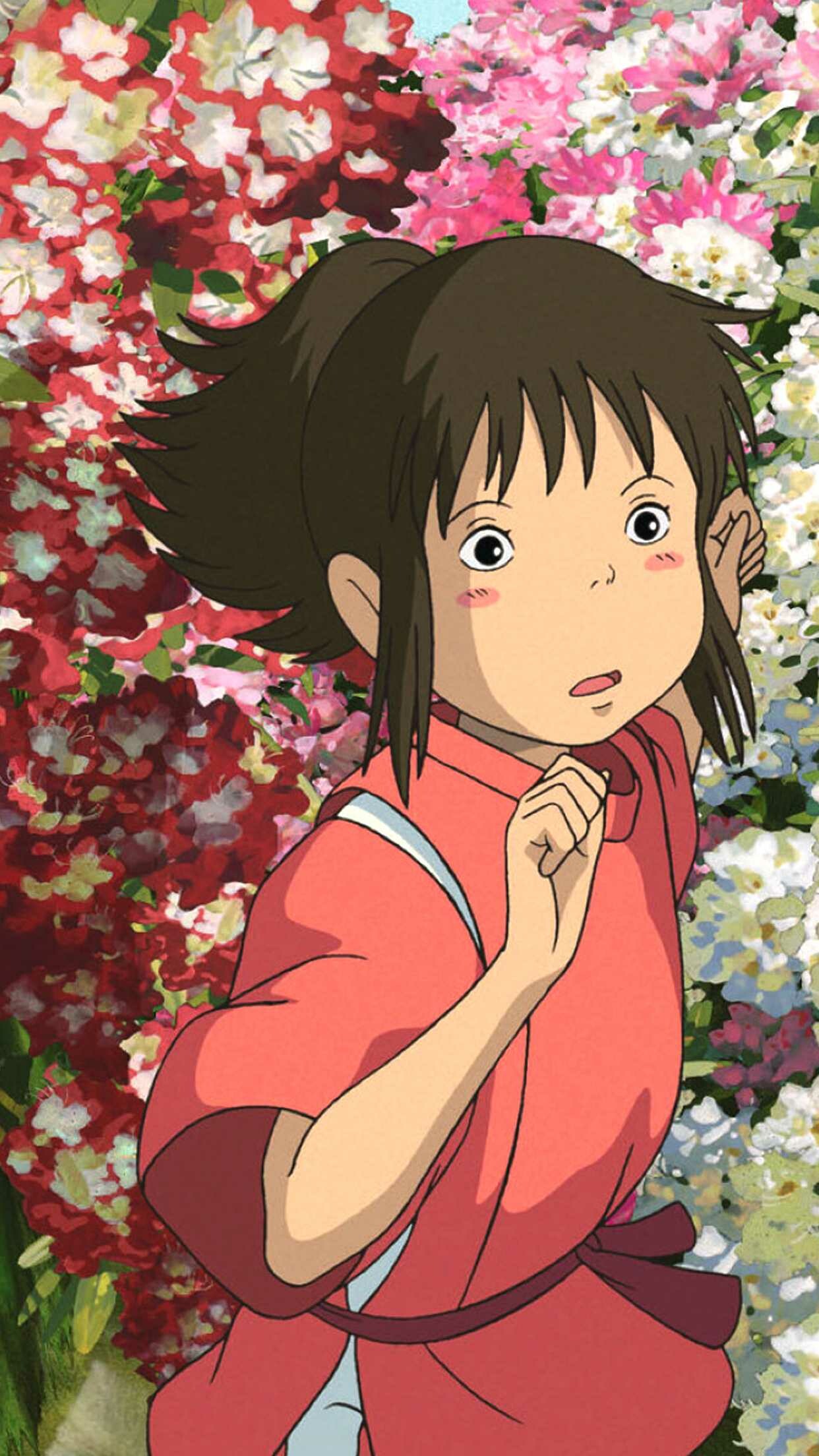 Spirited Away: Chihiro, Sen, The ten-year-old core protagonist of the Japanese animated film. 1250x2210 HD Wallpaper.