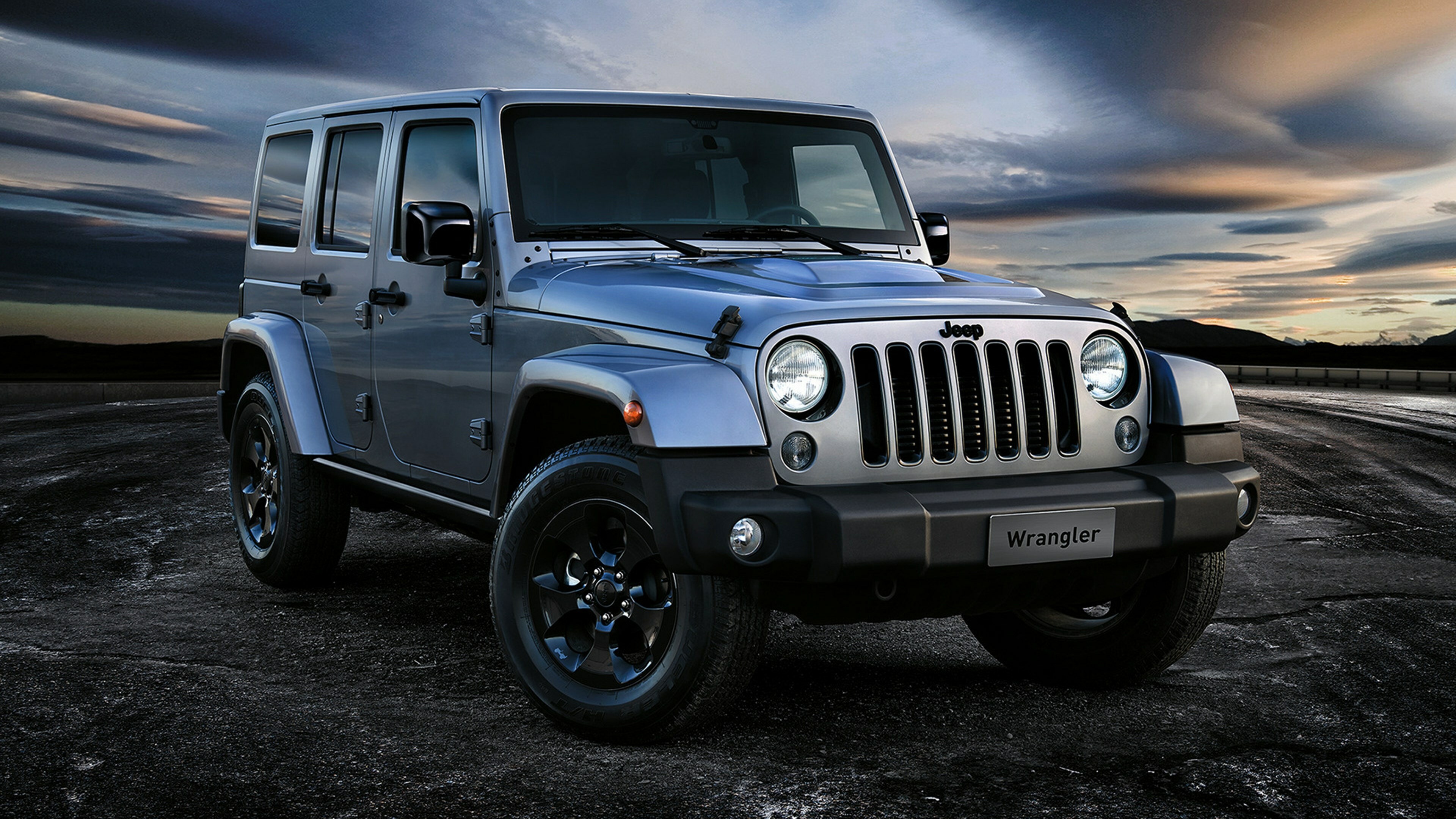 Jeep Wrangler: The JL model, The most recent generation, was unveiled in late 2017. 3840x2160 4K Wallpaper.