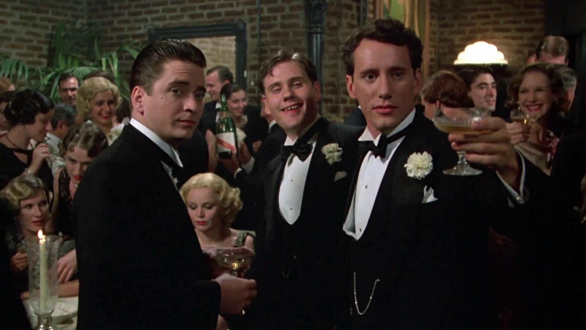 Once Upon a Time in America: James Woods as Max, James Hayden as Patsy, William Forsythe as Cockeye. 1920x1080 Full HD Background.