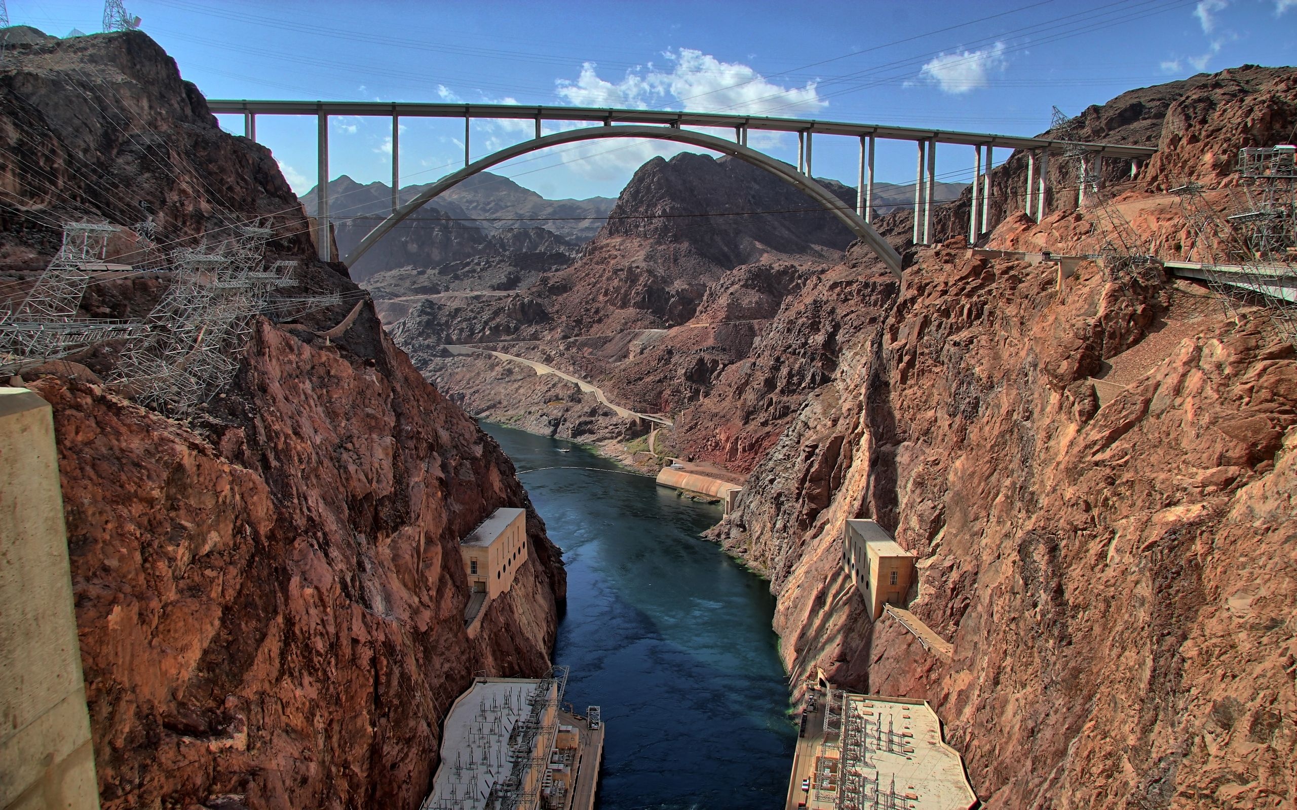 Hoover Dam, Travels, Top free, Backgrounds, 2560x1600 HD Desktop