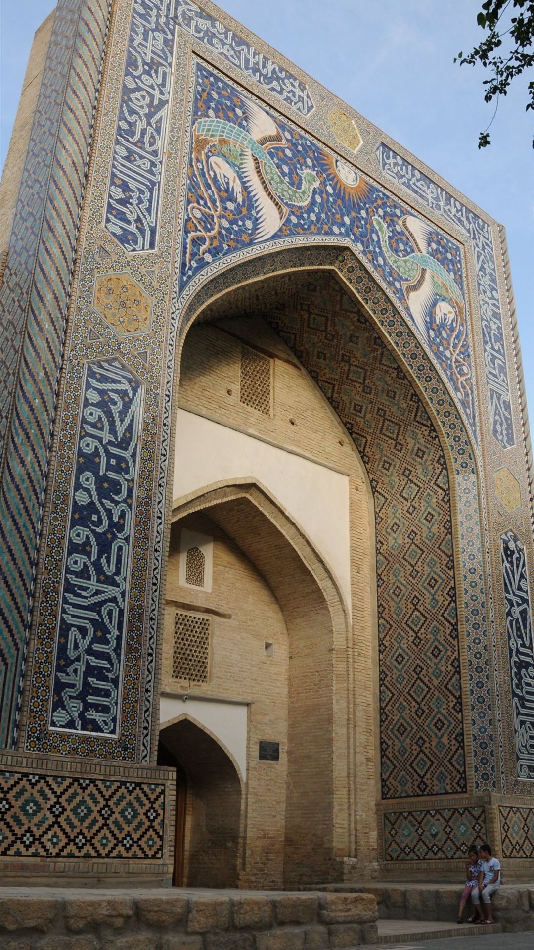 Uzbekistan, iPhone wallpapers, Free download, Ikat trail, 1080x1920 Full HD Phone
