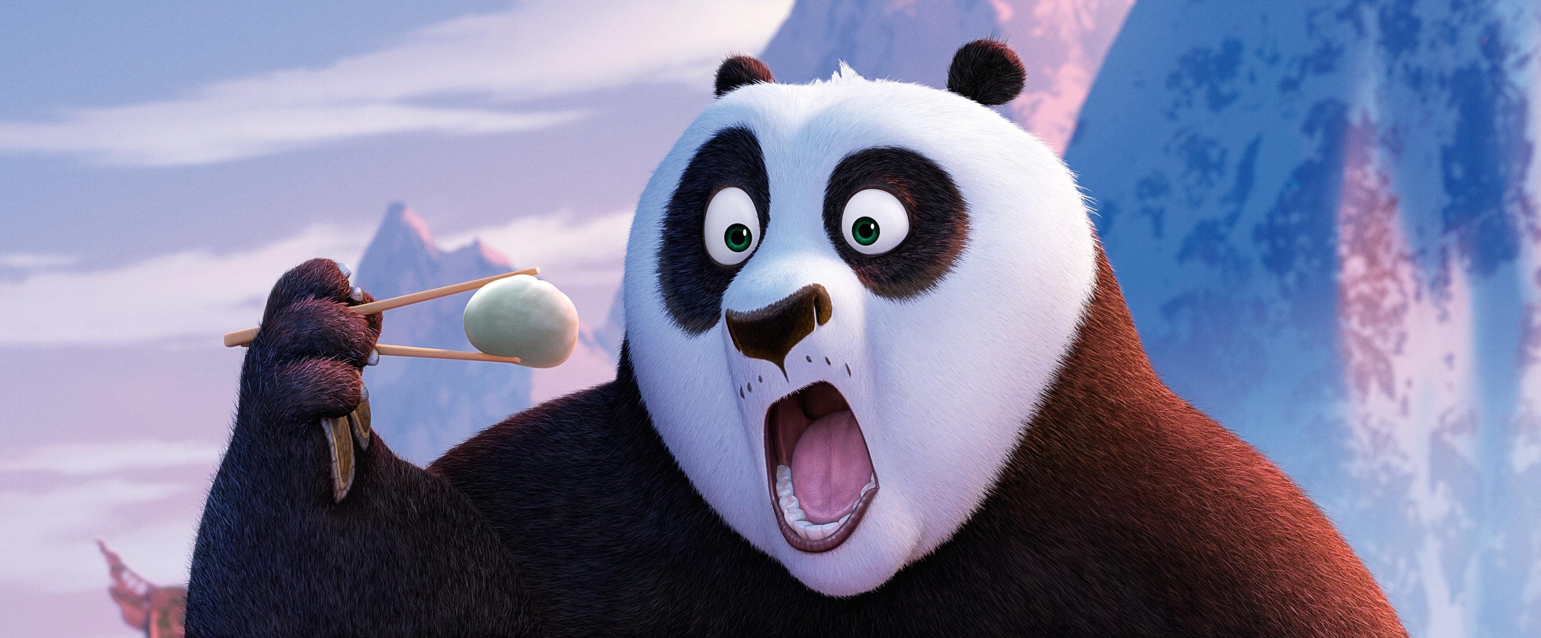 Kung Fu Panda, Animation, Movie, Character, 3000x1250 Dual Screen Desktop