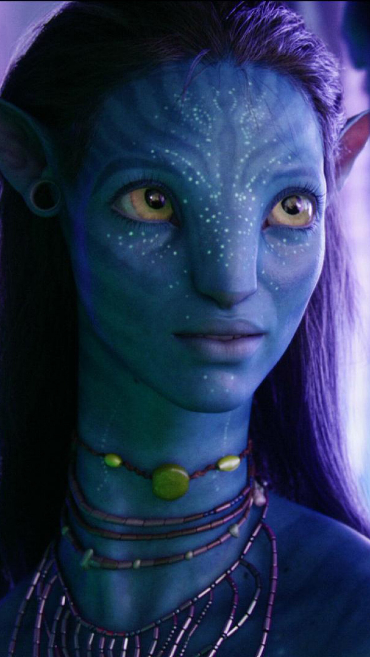 Zoe Saldana, Avatar 2009, Prominente Schauspielerin, Filme, 1250x2210 HD Handy