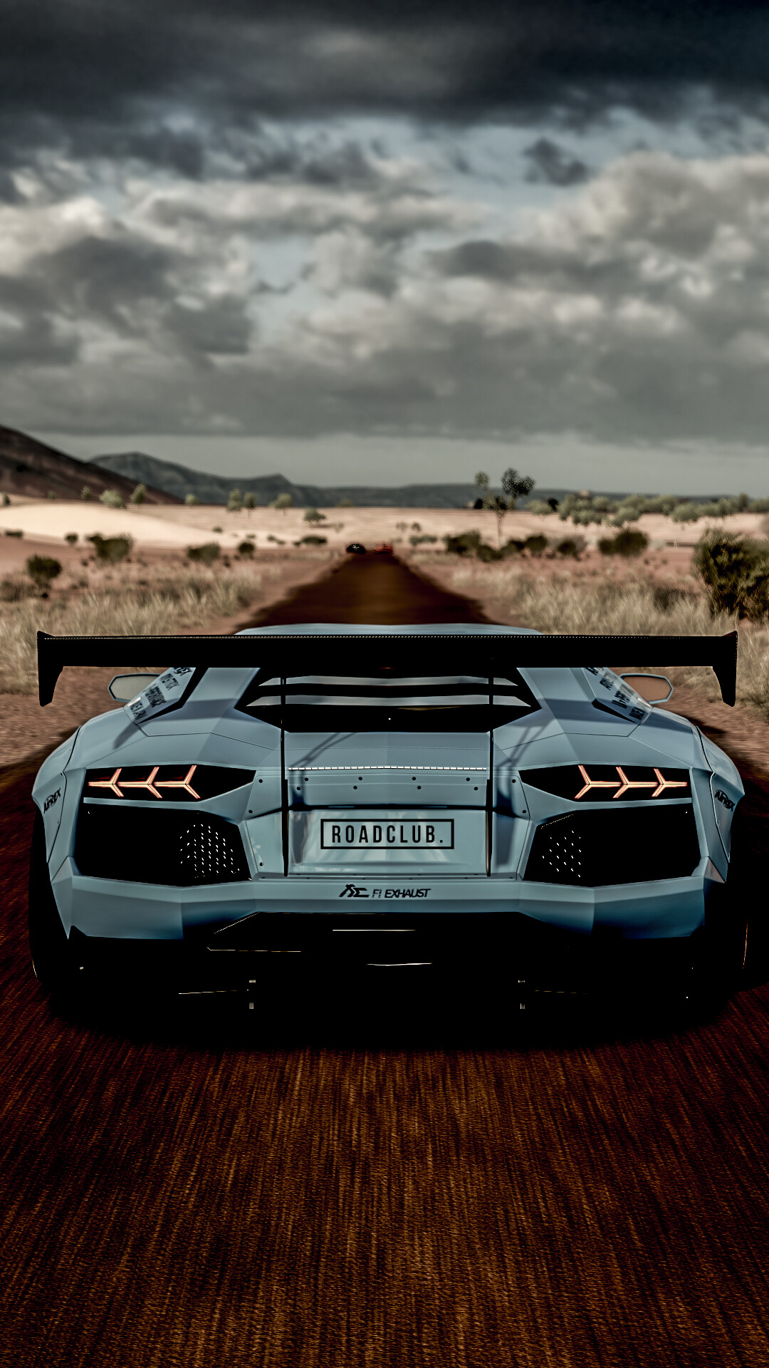 Lamborghini: An Italian brand and manufacturer of luxury sports cars. 1080x1920 Full HD Background.