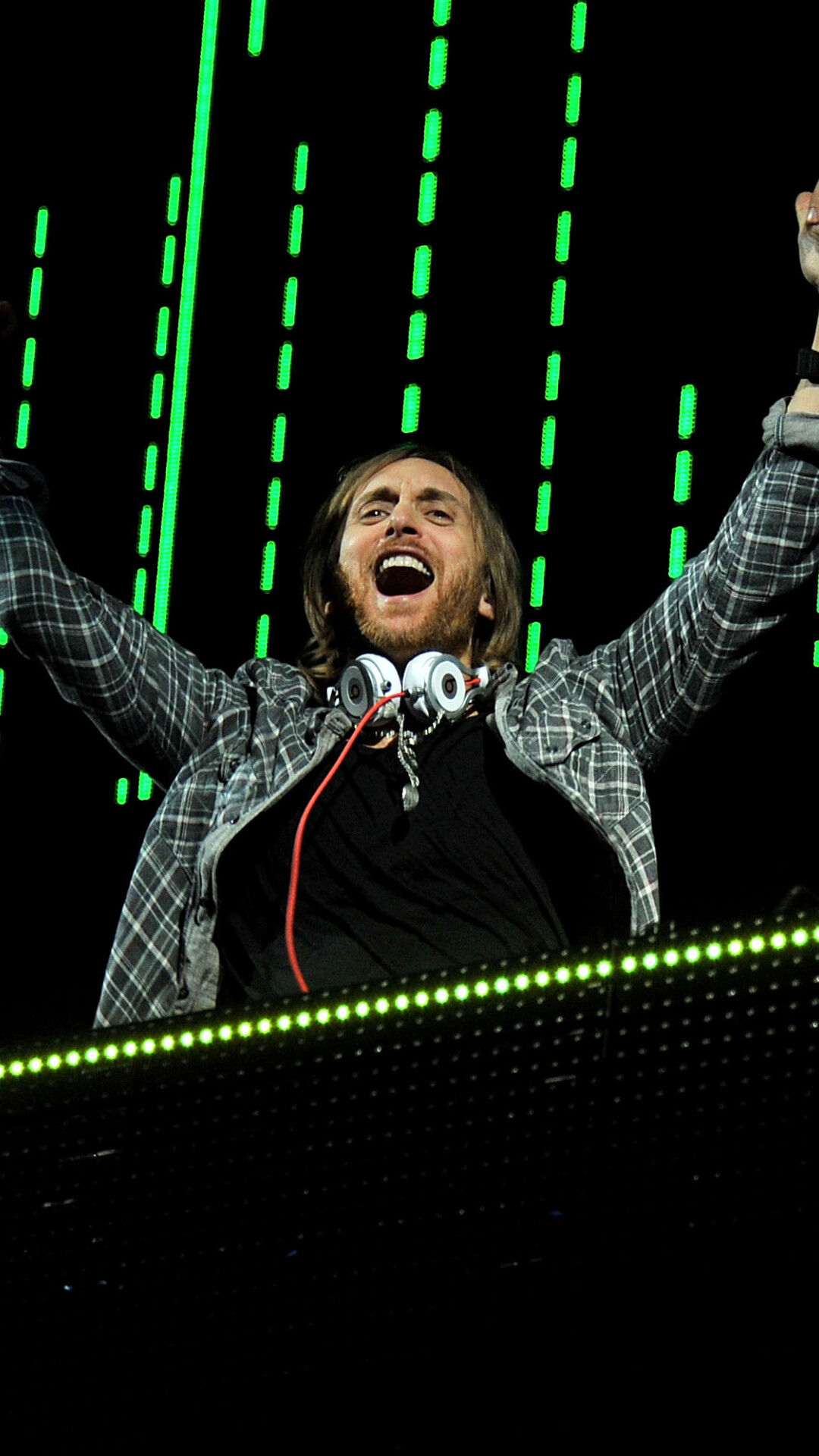David Guetta: The pioneer of French house, Up and Way, a garage-style track with vocals by Robert Owens, Released in 1992. 1080x1920 Full HD Background.