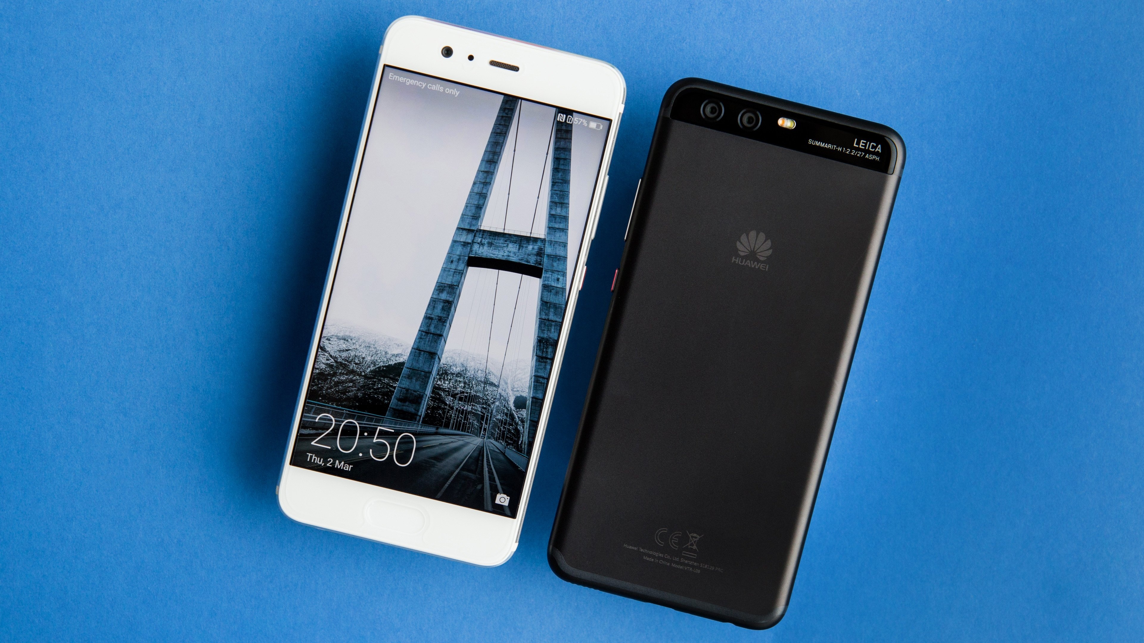 Huawei: P10, An Android phablet smartphone, Announced at Mobile World Congress 2017. 3840x2160 4K Wallpaper.