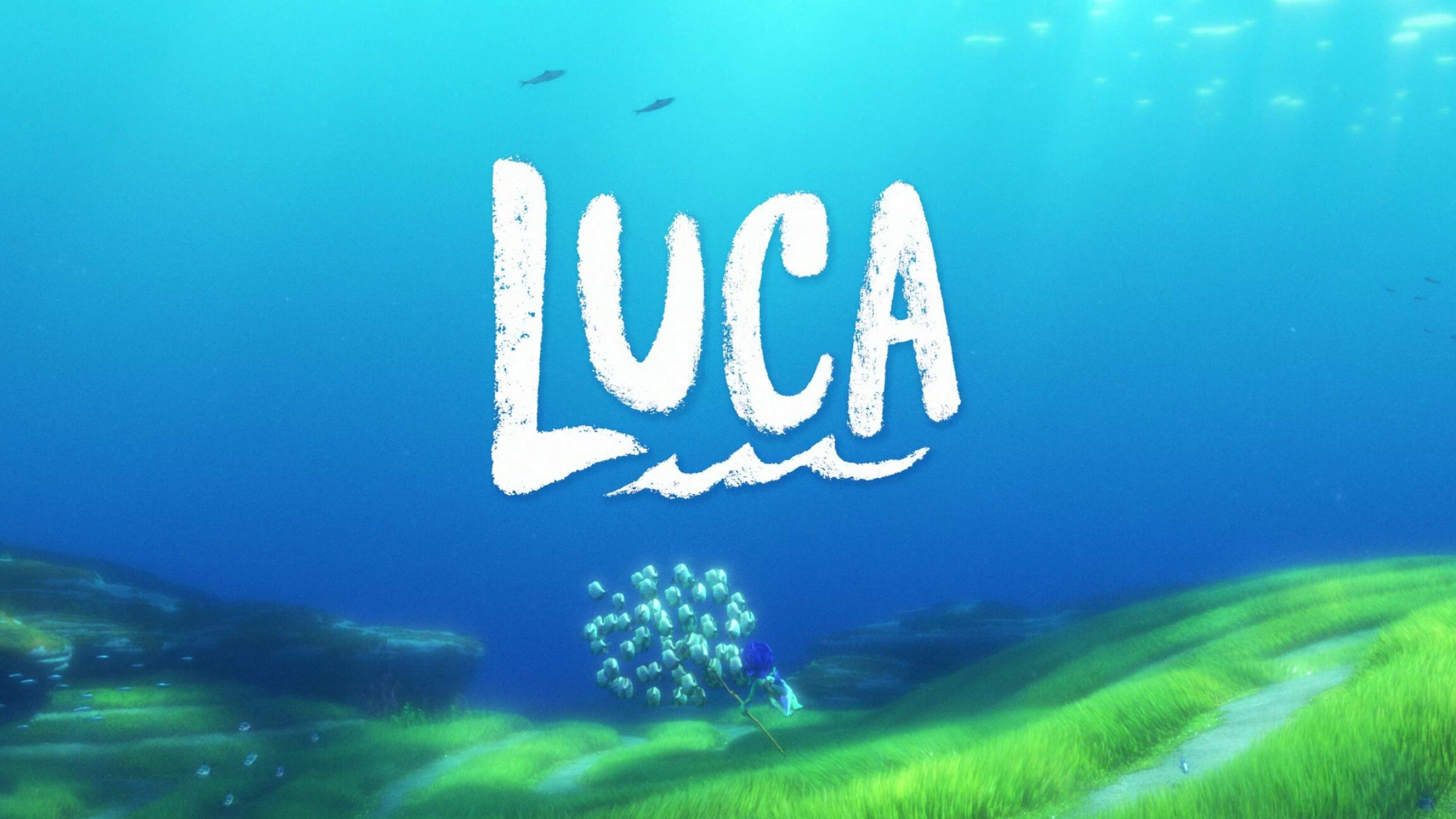 Luca: Emma Berman, Saverio Raimondo, Marco Barricelli, Maya Rudolph, and Sandy Martin in supporting roles. 2560x1440 HD Background.