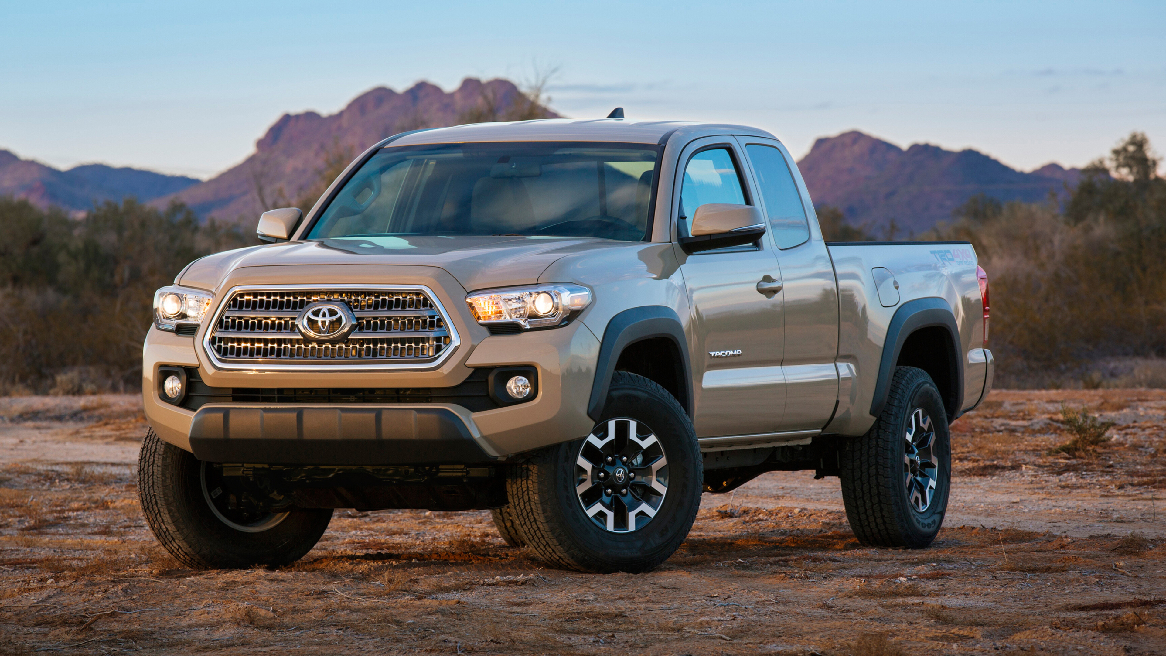Toyota Tacoma: Cars, TRD Off-Road Access Cab, Japanese manufacturer. 3840x2160 4K Background.