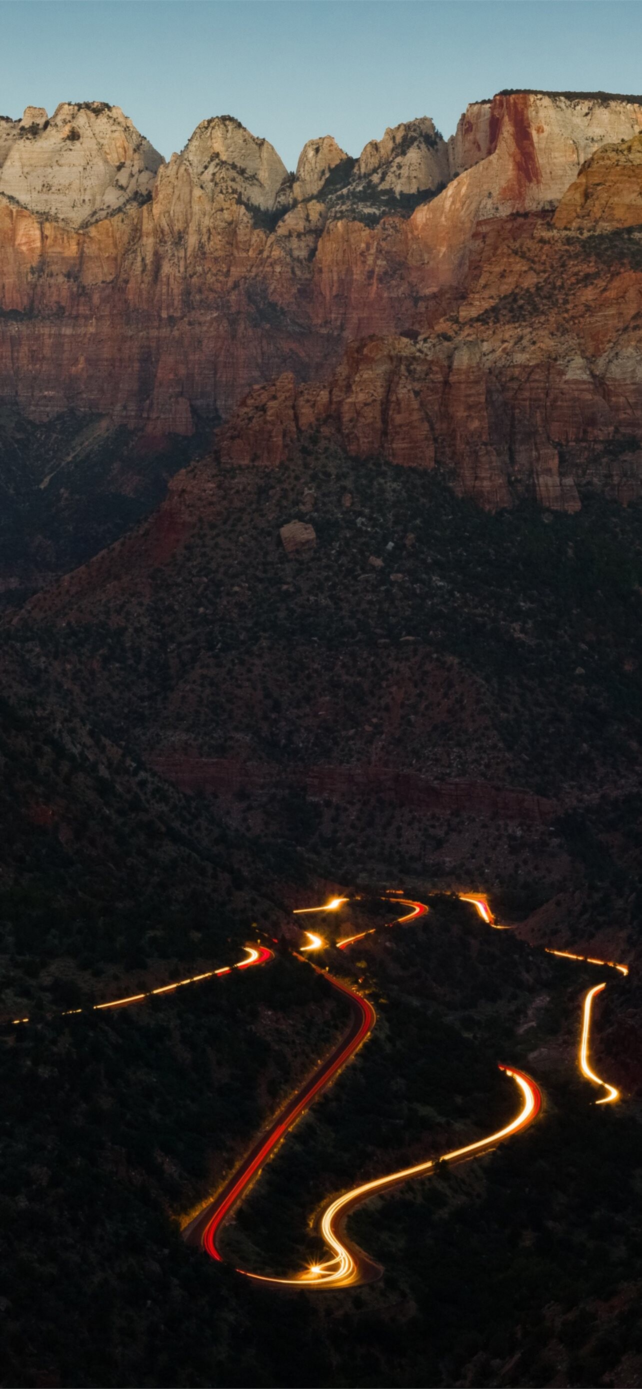 Geology: Zion National Park, Canyon Overlook At Dawn, A natural structure. 1290x2780 HD Wallpaper.