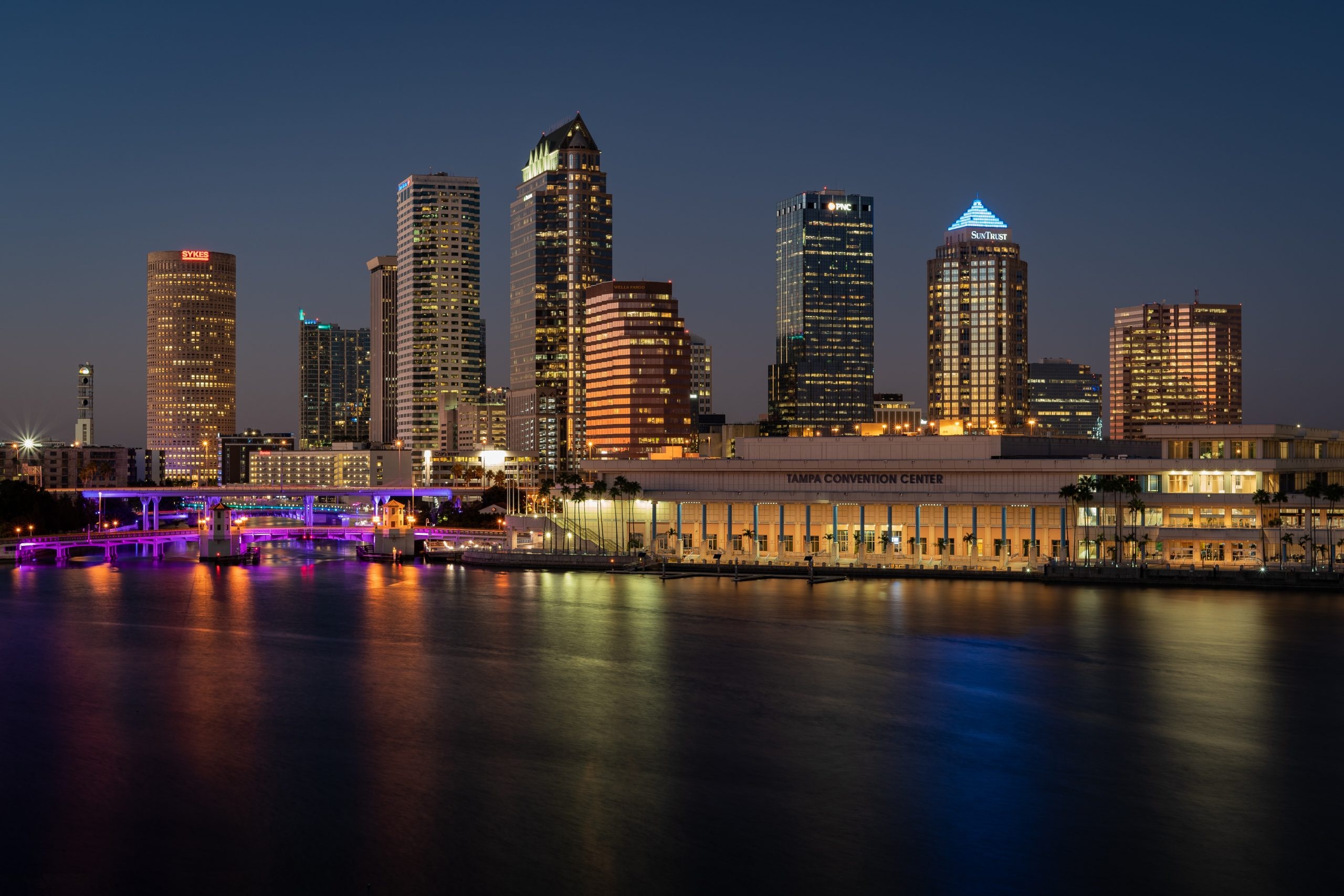 Tampa Skyline, Live work play, 2560x1710 HD Desktop
