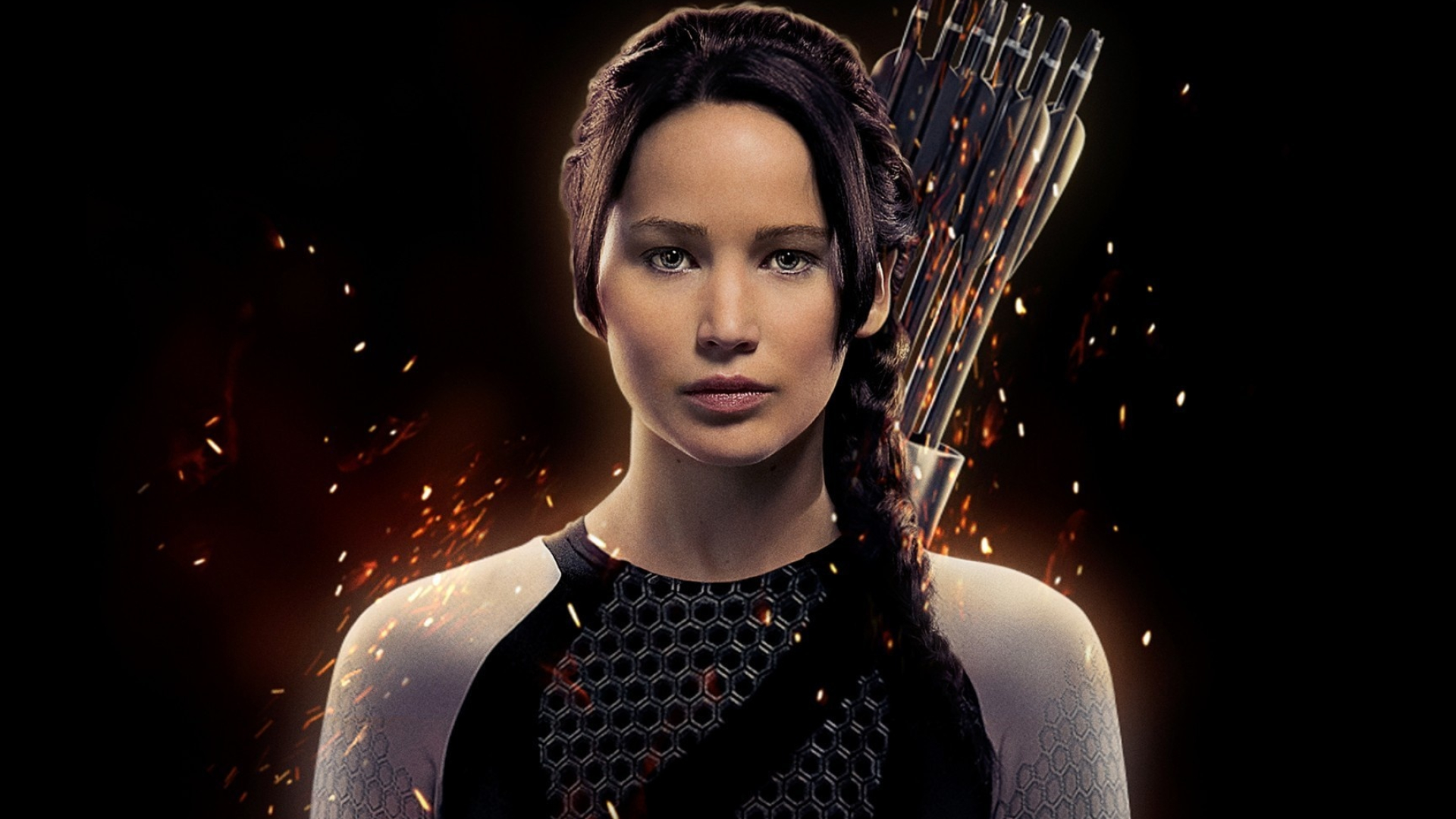 Hunger Games: Katniss Everdeen, Catching Fire, The film premiered in London on November 11, 2013. 1920x1080 Full HD Background.
