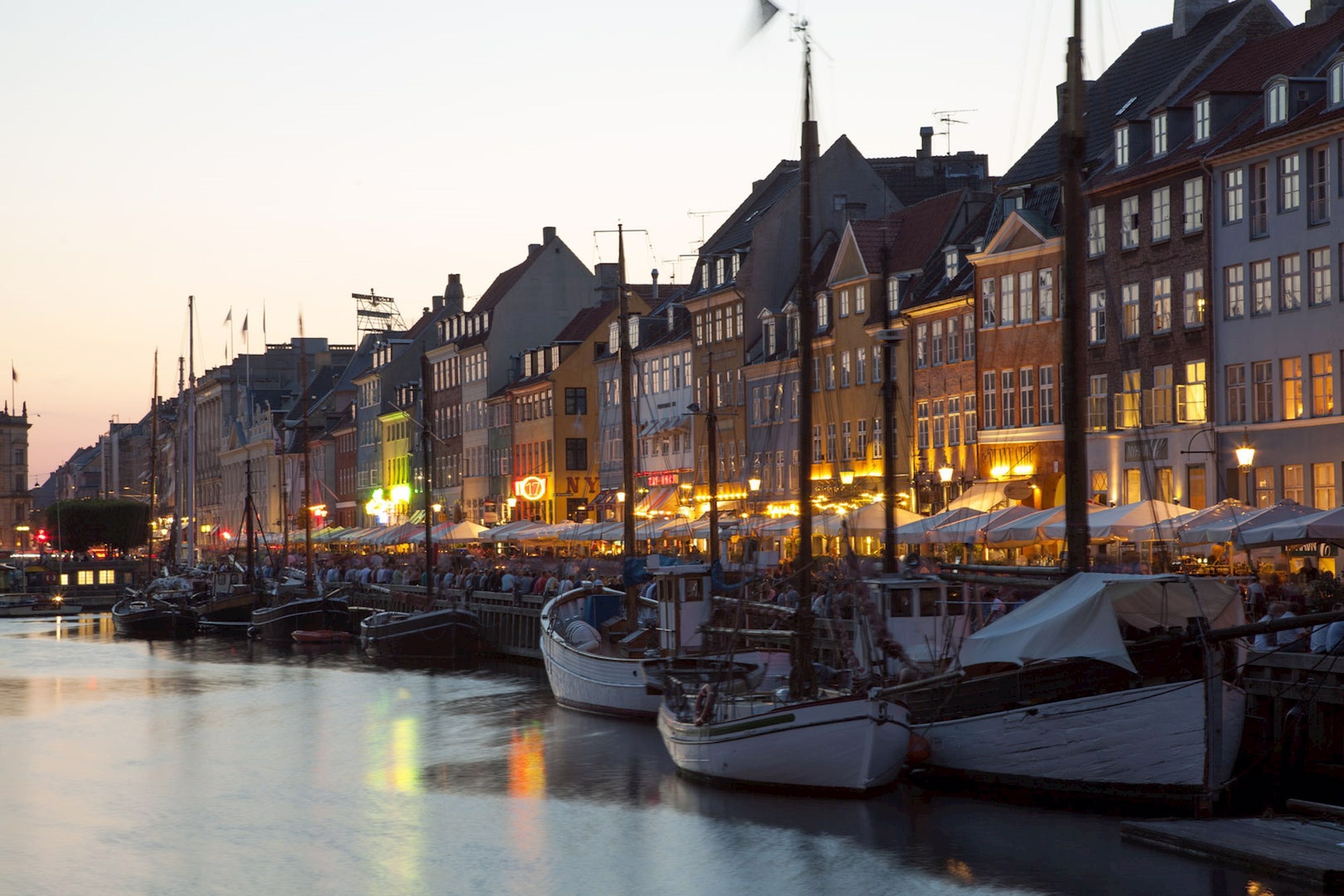 Nyhavn, Atmosphere, New harbor, Denmark, 2000x1340 HD Desktop