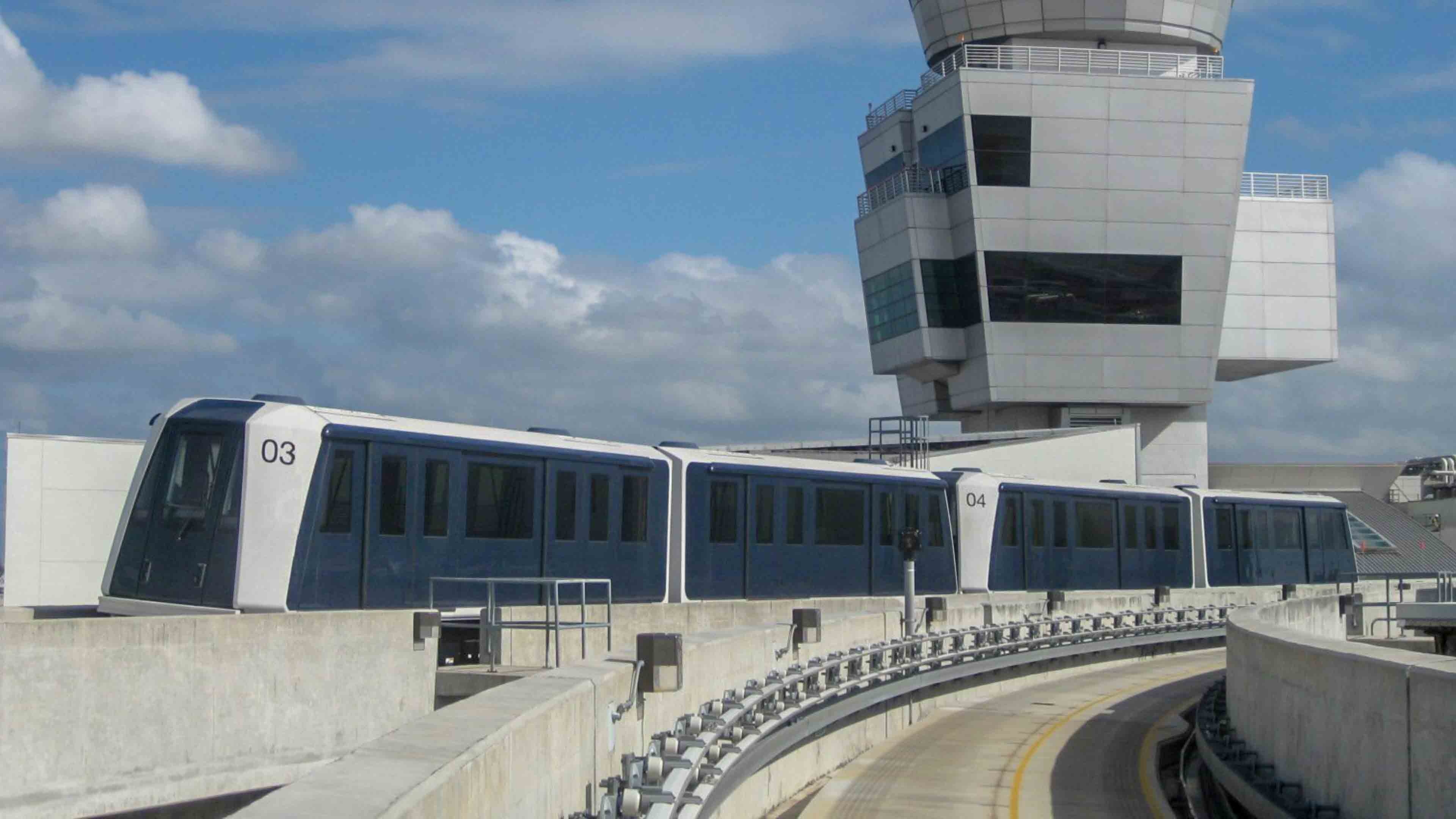 Miami International Airport, travels, Automated people mover, Railworks, 3840x2160 4K Desktop