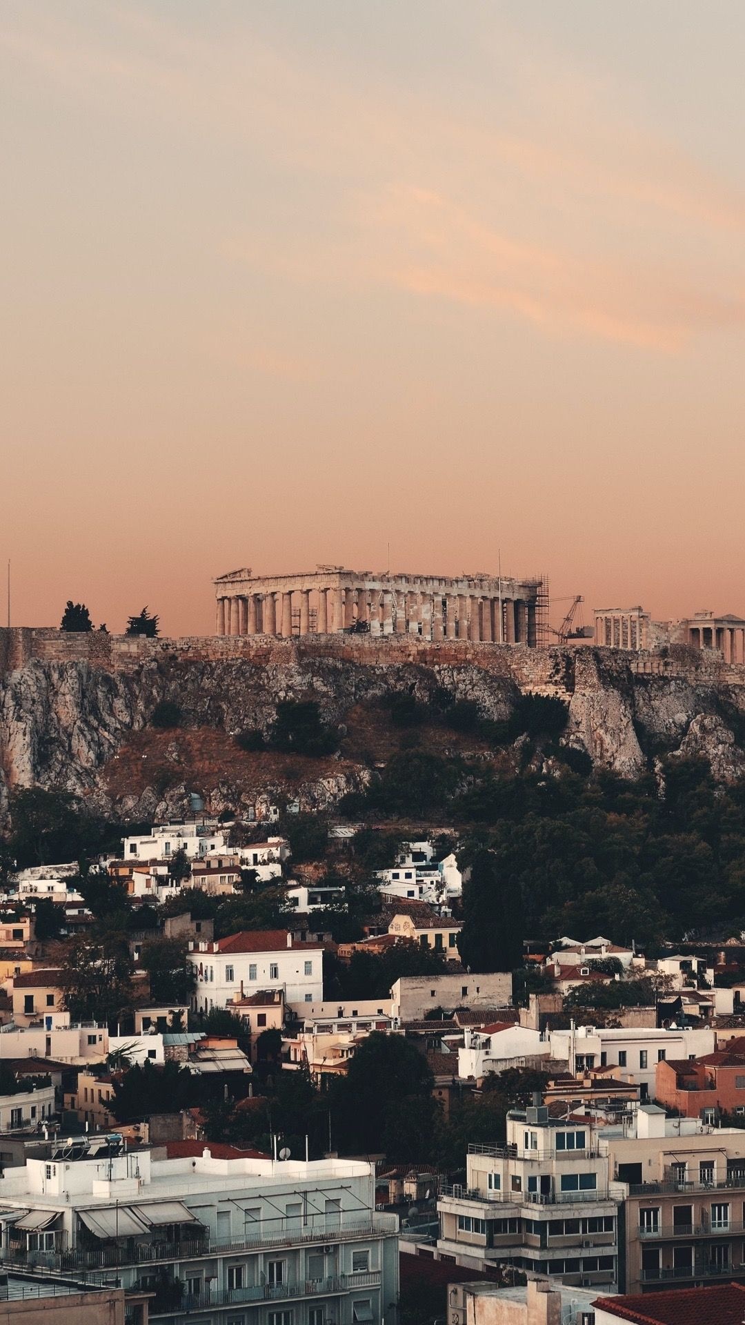 Athens city wallpaper, Aesthetic image, Modern cityscape, Urban backdrop, 1080x1920 Full HD Phone