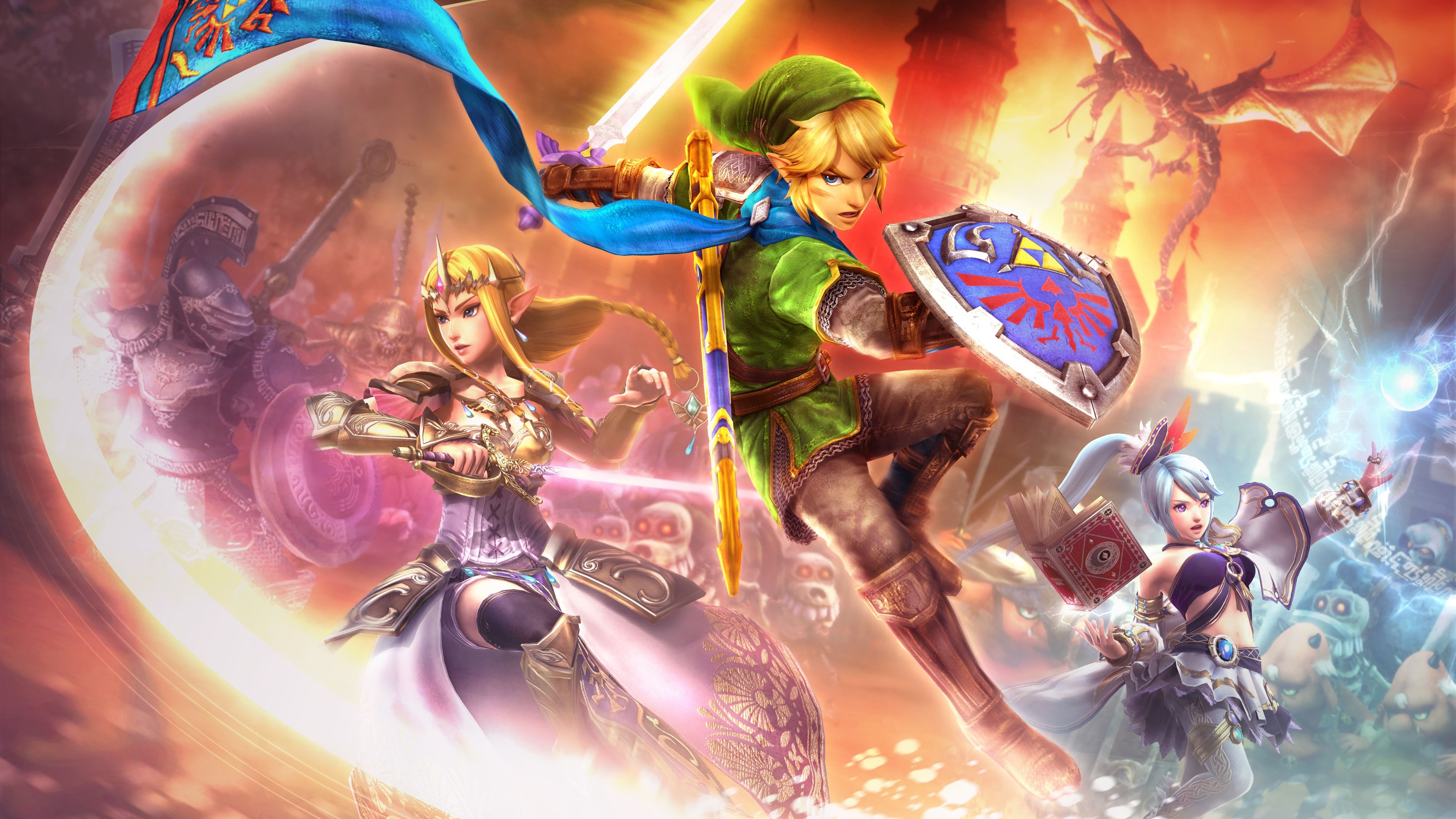 4K Zelda wallpaper, Stunning visuals, Immersive gaming, Legendary characters, Gaming fandom, 3840x2160 4K Desktop