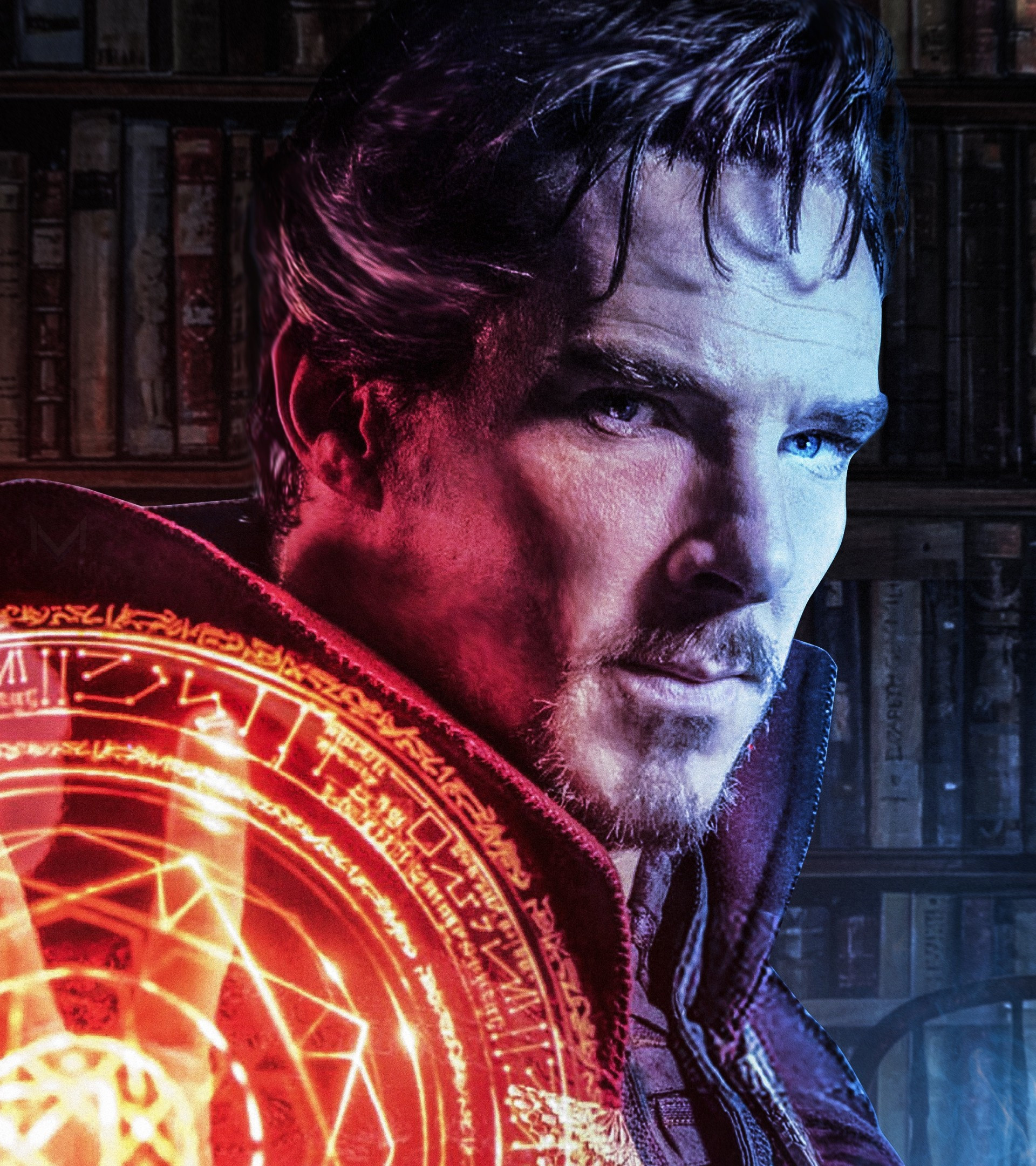 Benedict Cumberbatch, Doctor Strange, Epic wallpapers, Marvel superhero, 1920x2160 HD Phone