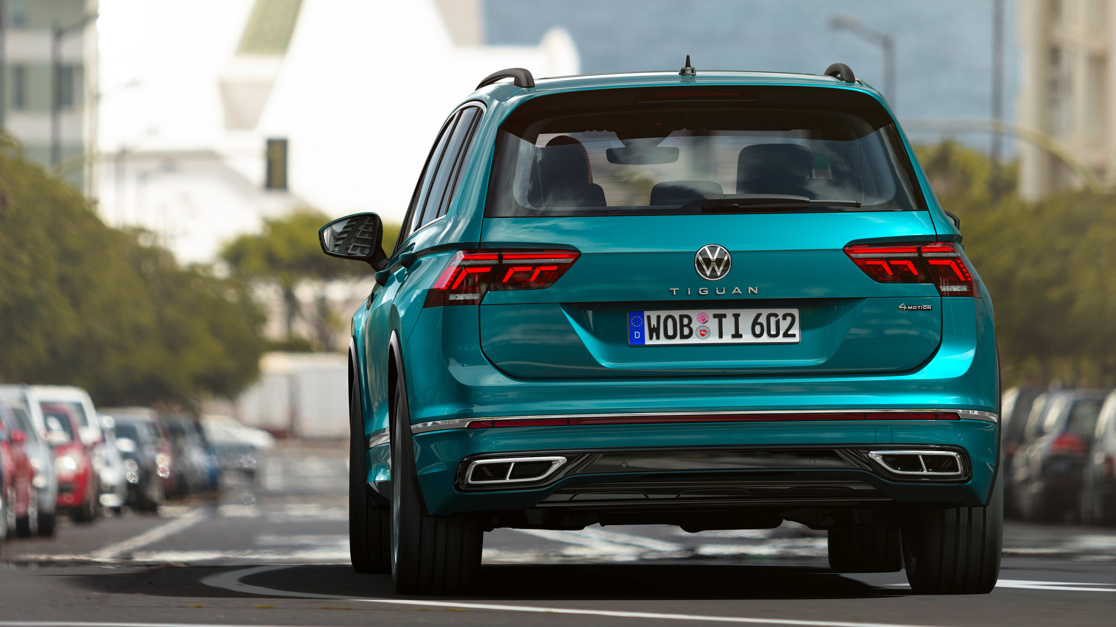 Volkswagen Tiguan, Ethereal design, Modern SUV, Automotive excellence, 3840x2160 4K Desktop