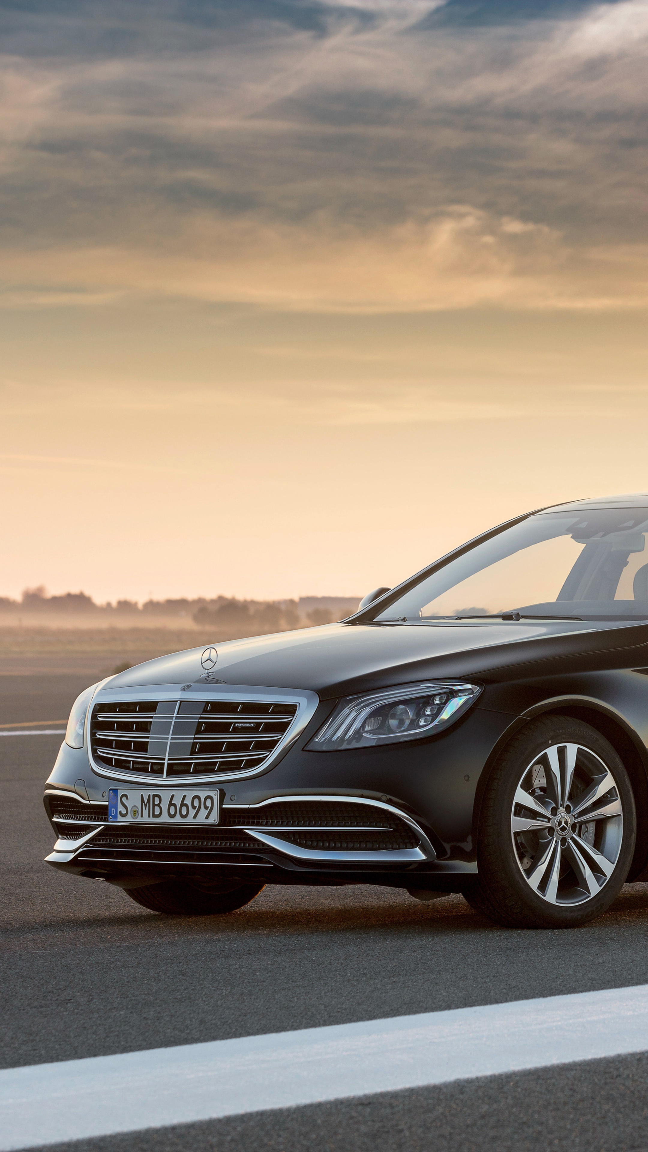 Mercedes-Maybach S 650, Sony xperia xz, Luxury performance, High-definition wallpapers, 2160x3840 4K Handy