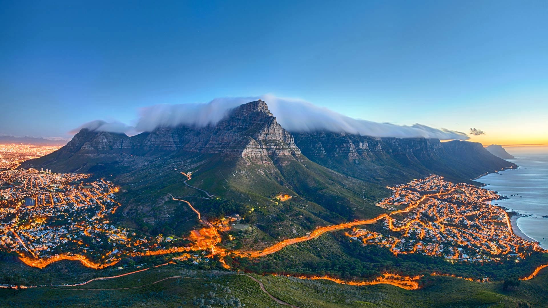 Table Mountain, Cape Town, South Africa, Bing Gallery, 1920x1080 Full HD Desktop