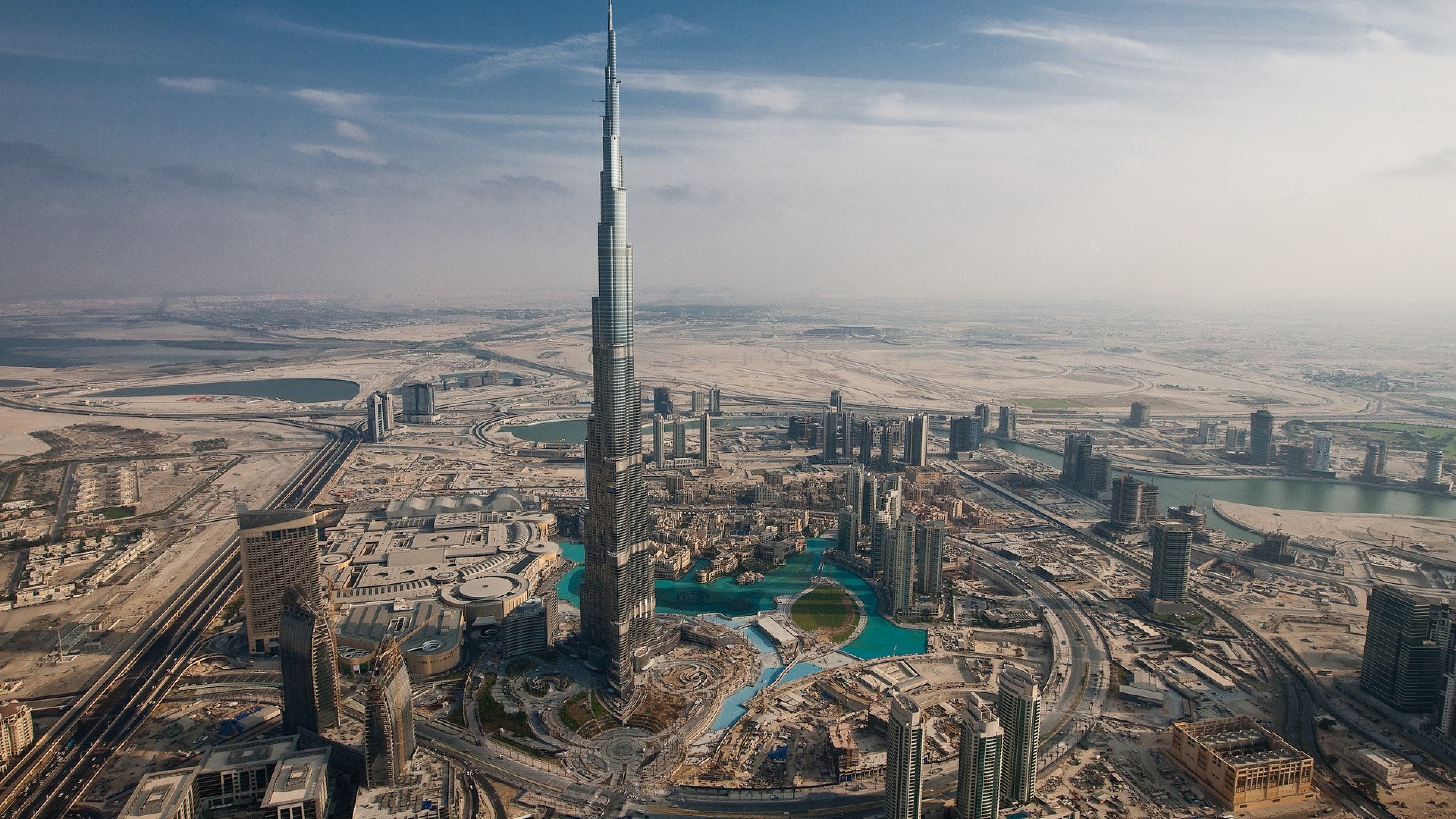 Dubai Skyline, City skyscrapers, 4K wallpapers, Astonishing visuals, 3840x2160 4K Desktop