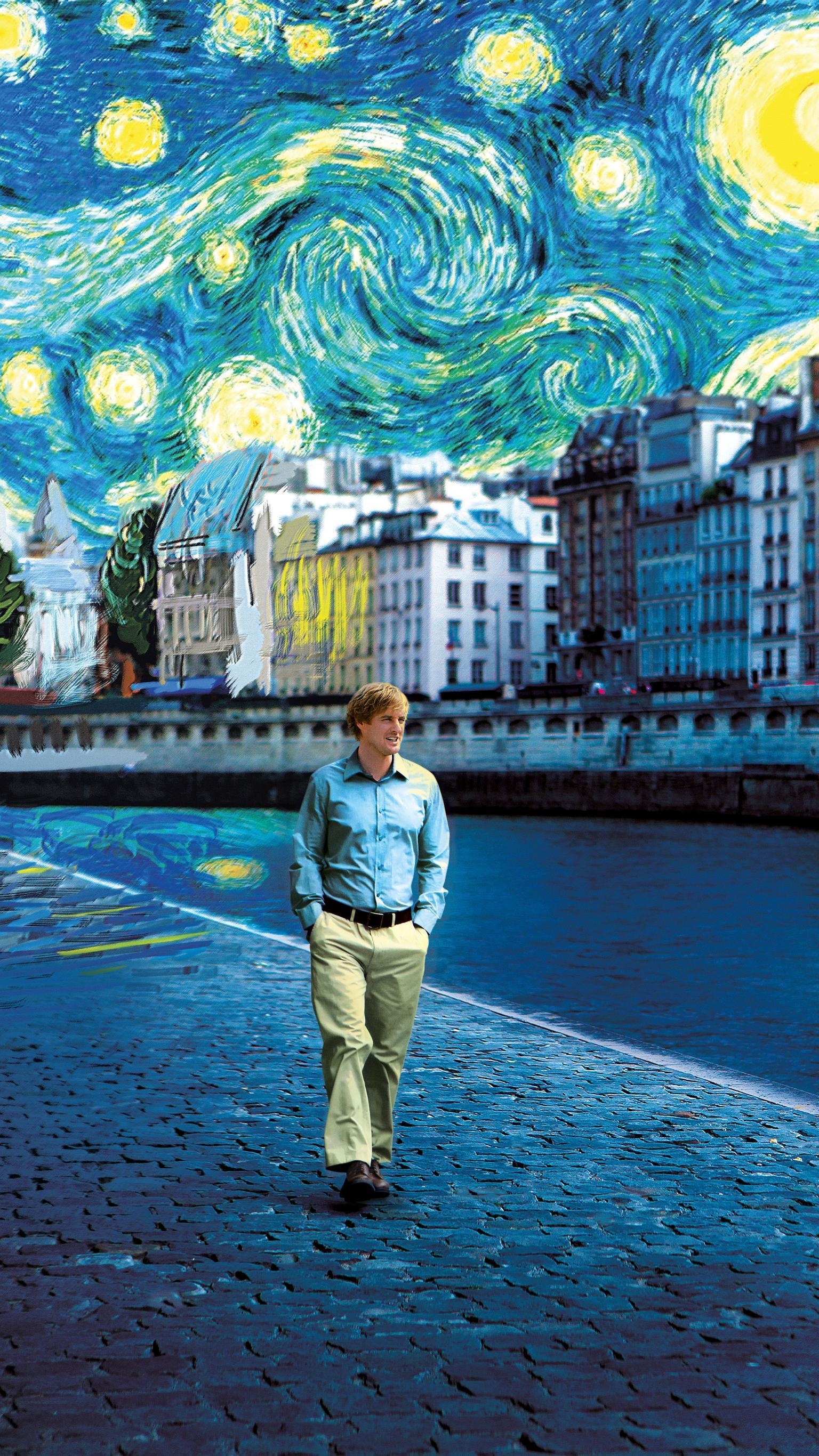 Midnight in Paris: A 2011 fantasy comedy film written and directed by Woody Allen. 1540x2740 HD Background.