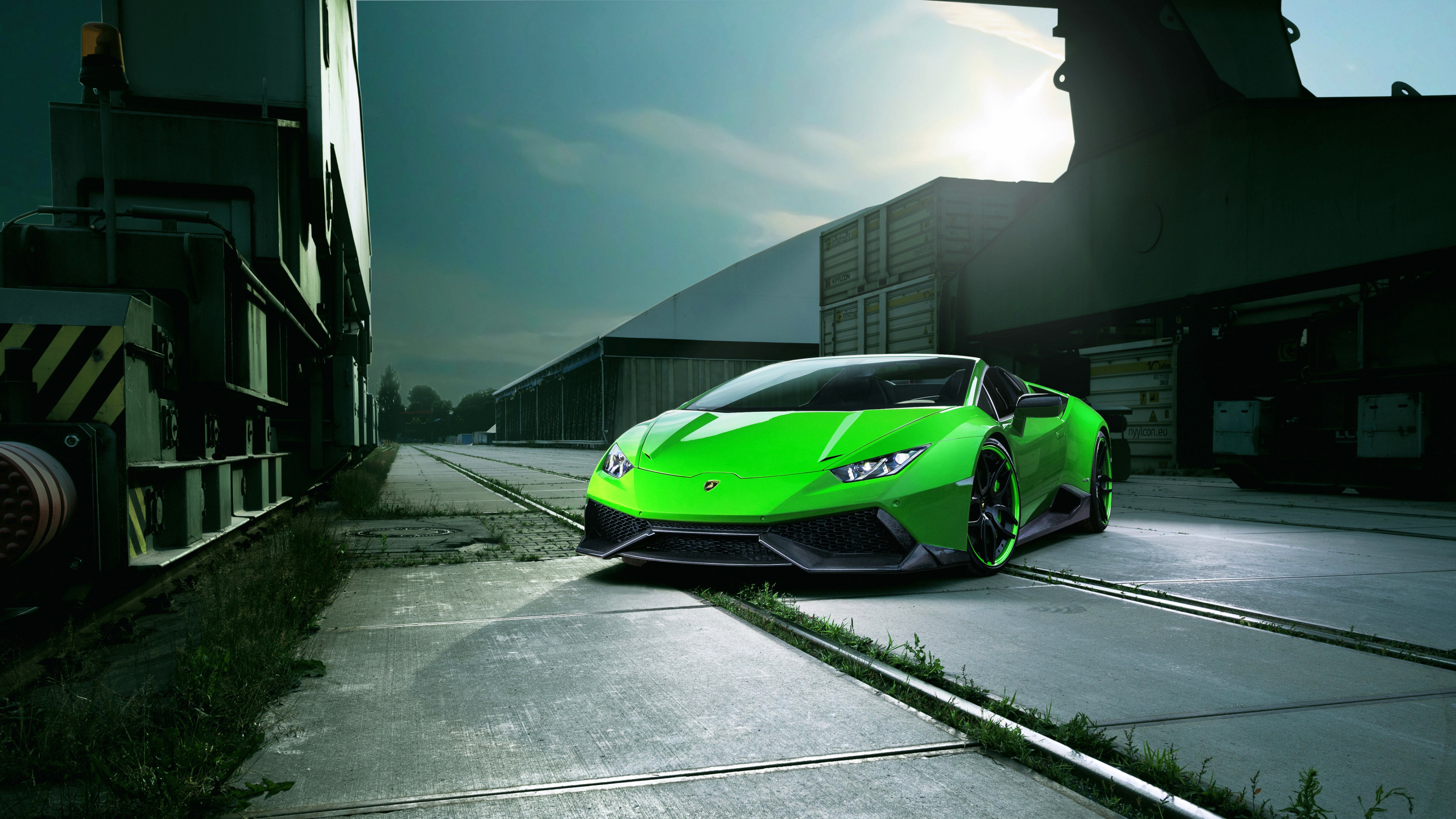 Lamborghini Huracan, Ultra HD RWD Spyder wallpapers, High-quality visuals, Automotive excellence, 3840x2160 4K Desktop