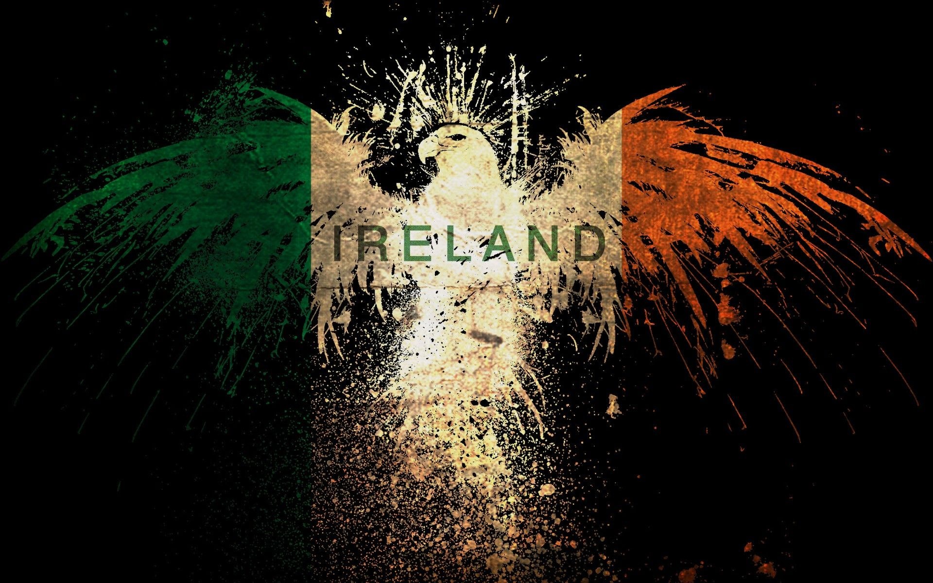 Flag of Ireland, Irish flag wallpapers, National pride, Green and orange, 1920x1200 HD Desktop