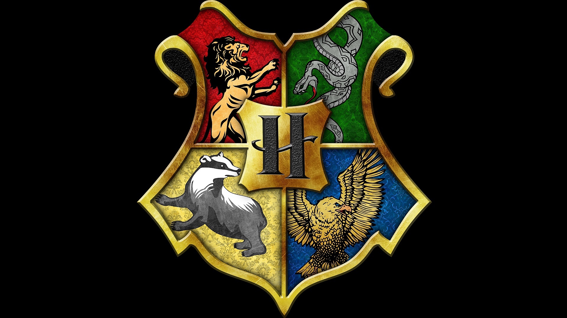 Hogwarts Crest (Movies) | Harry Potter and the Philosopher's Stone, Fantasy movie wallpaper, Magical world, 1920x1080 Full HD Desktop