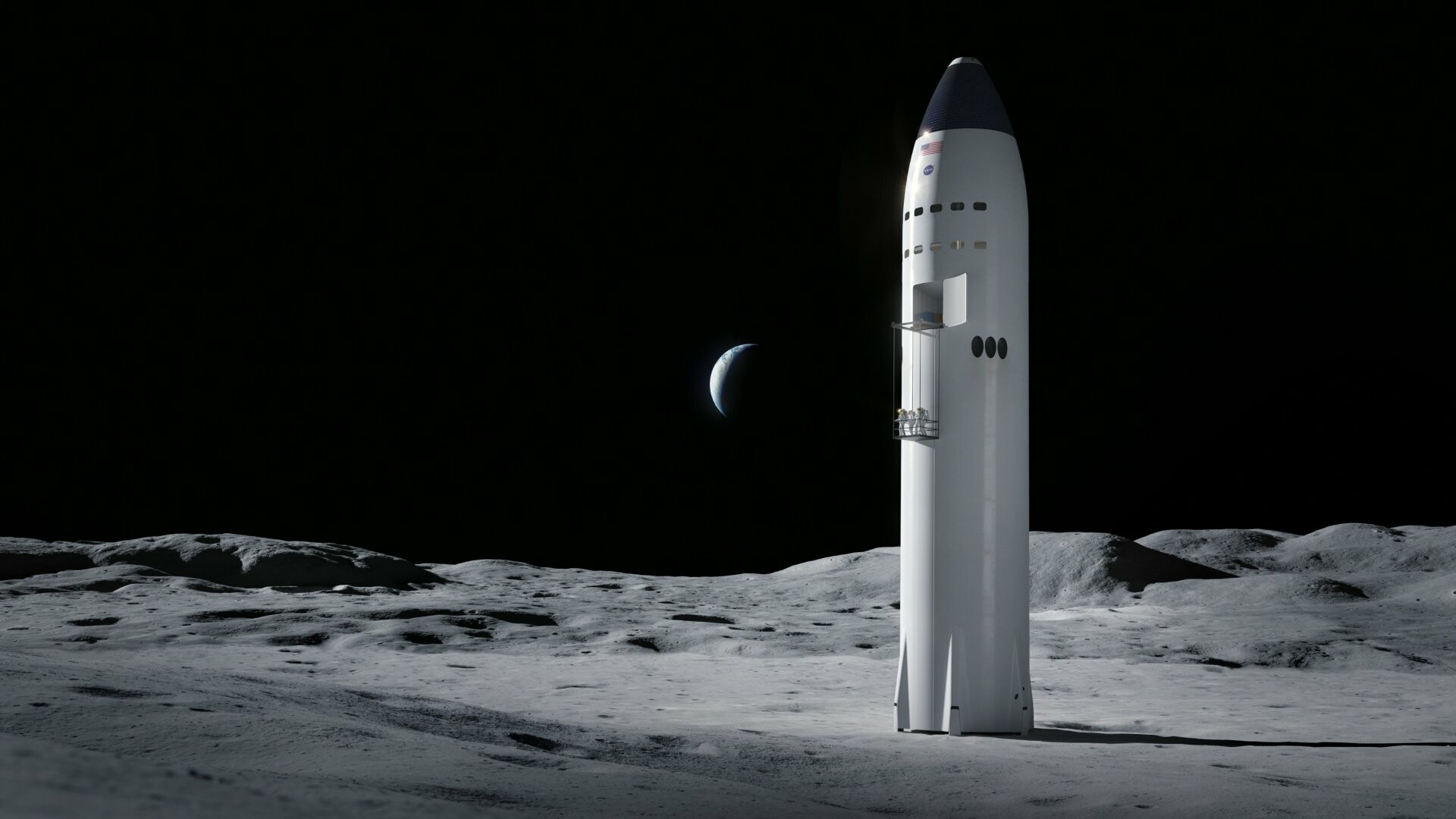 SpaceX: Elon Musk, Spacecraft, American private space transportation company. 1920x1080 Full HD Wallpaper.