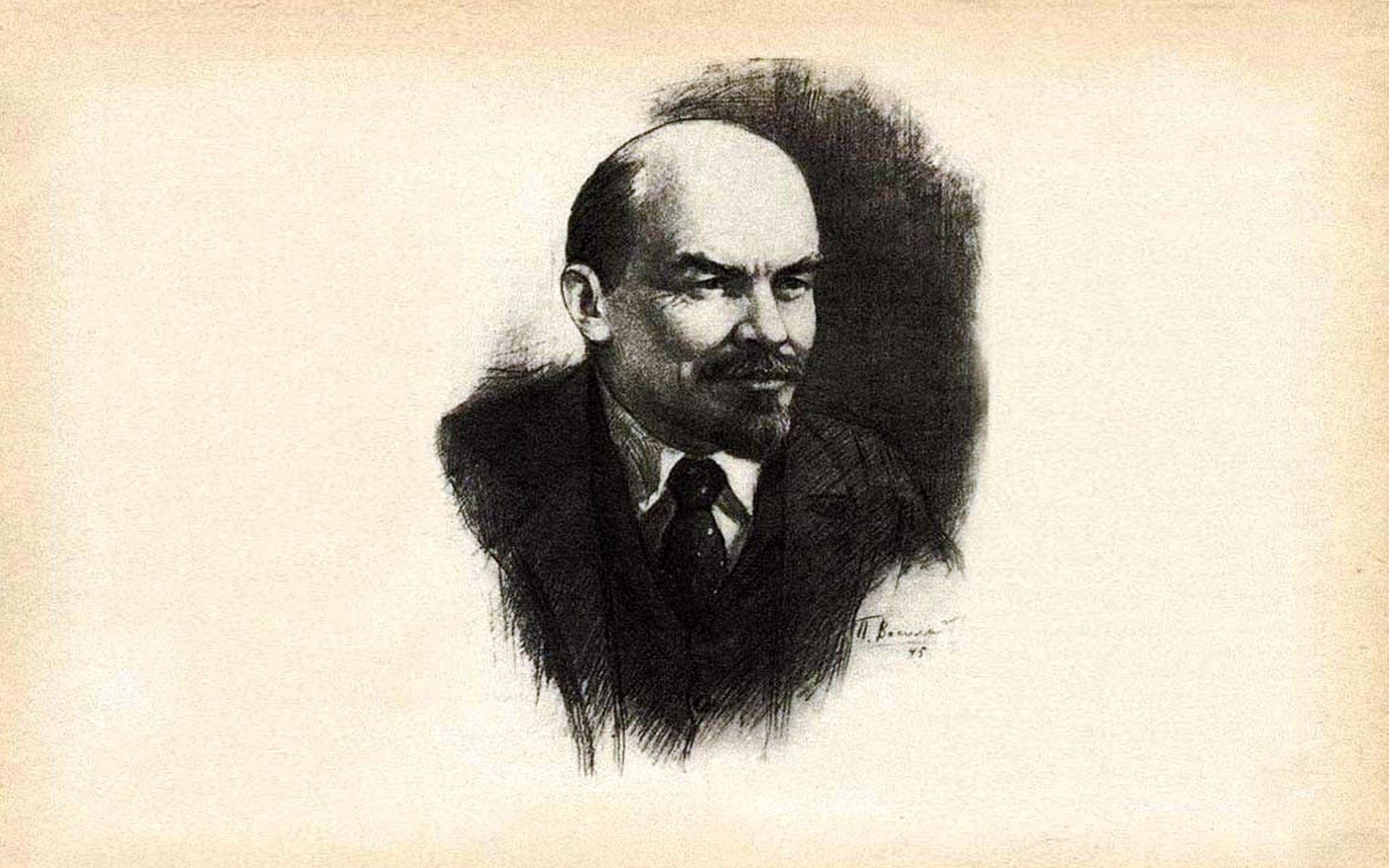 Wladimir Lenin, Historical representation, Revolutionary leader, Iconic image, 1920x1200 HD Desktop