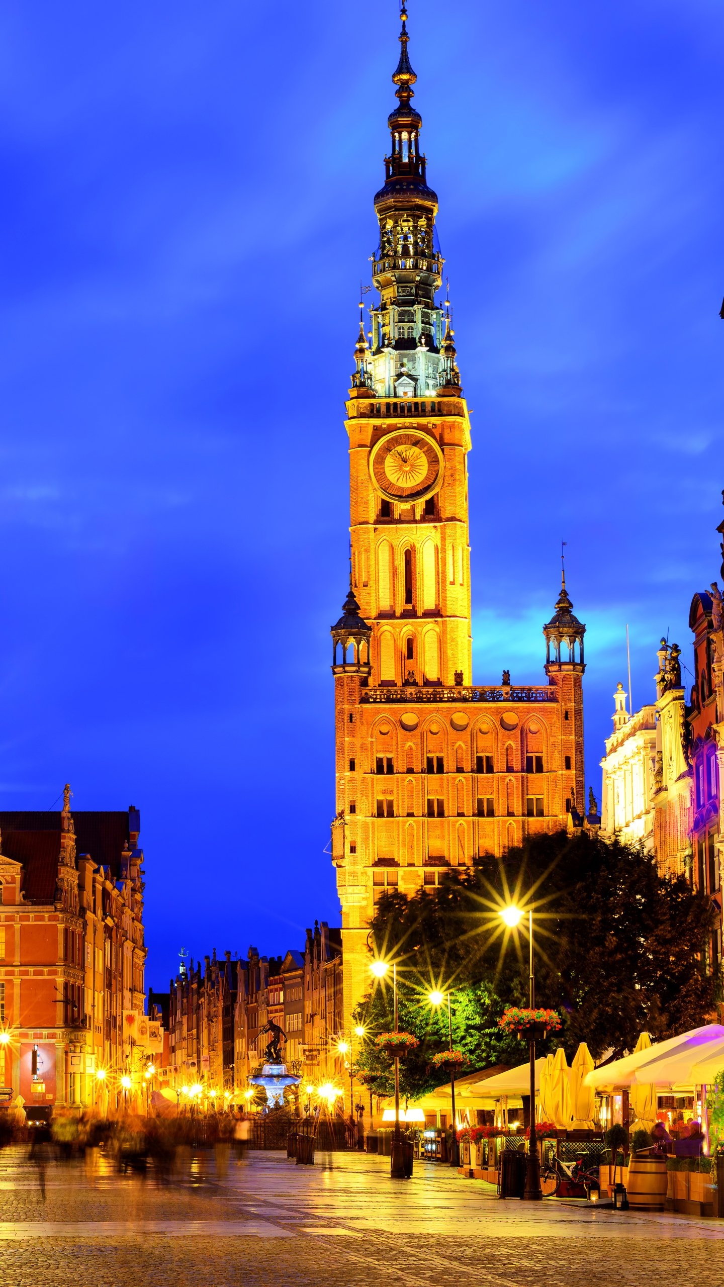 Man-made Gdansk, Baltic Sea port, Rich cultural heritage, Stunning architecture, 1440x2560 HD Handy