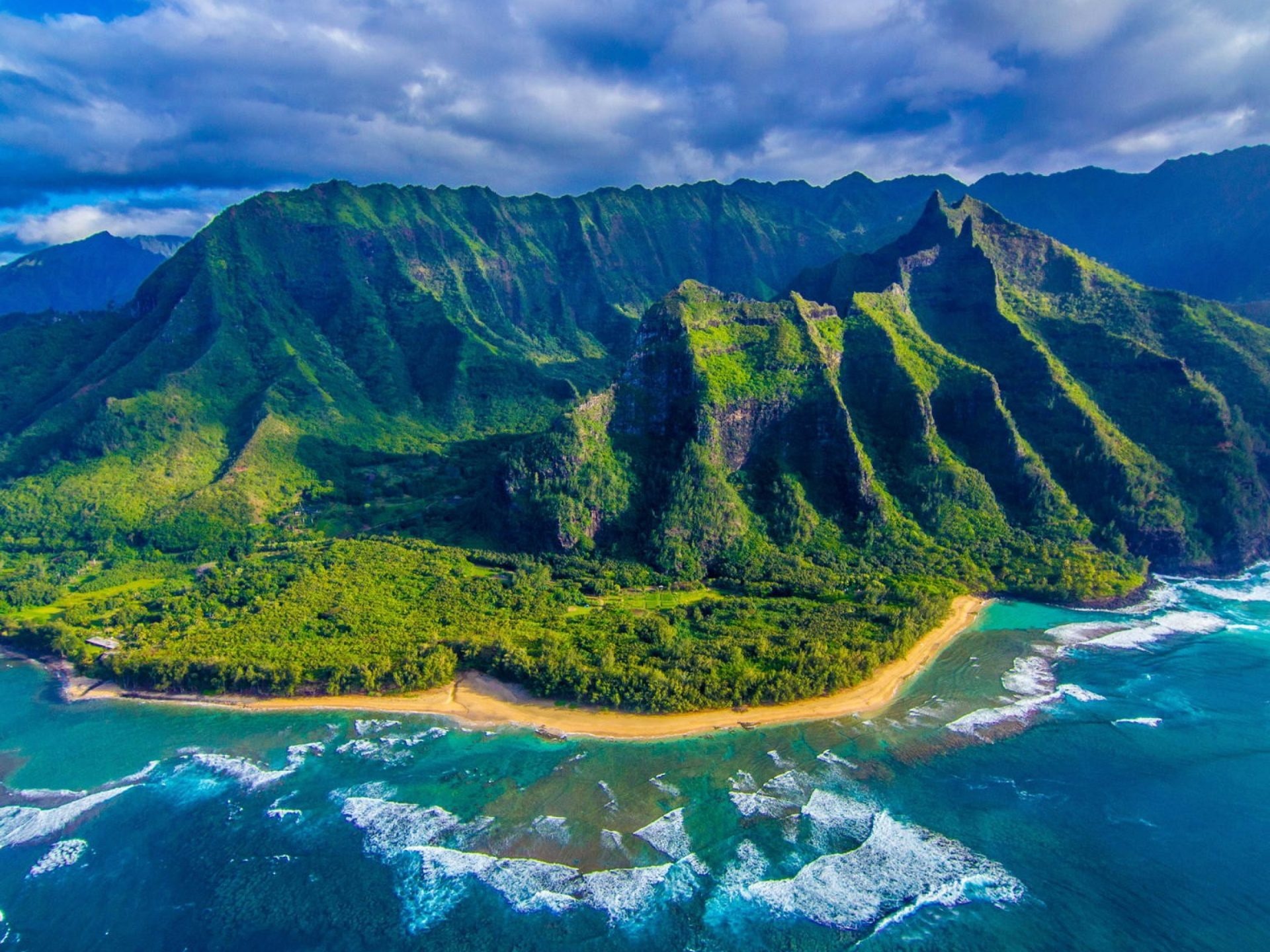 Reunion Island, Rocky backgrounds, Desktop wallpapers, Natural beauty, 1920x1440 HD Desktop