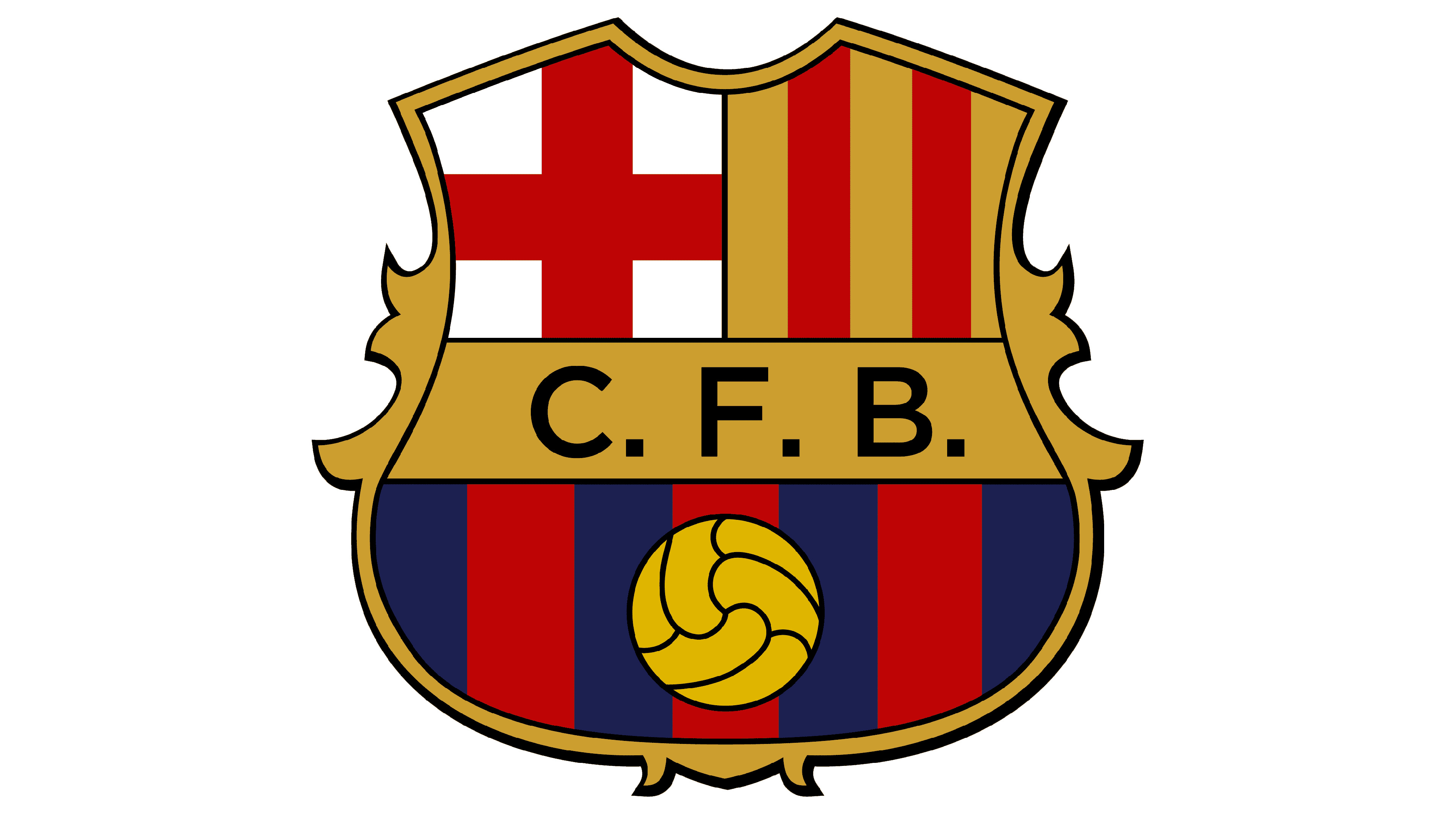 Barcelona logo, Sports brand, Emblem symbol, Team history, 3840x2160 4K Desktop