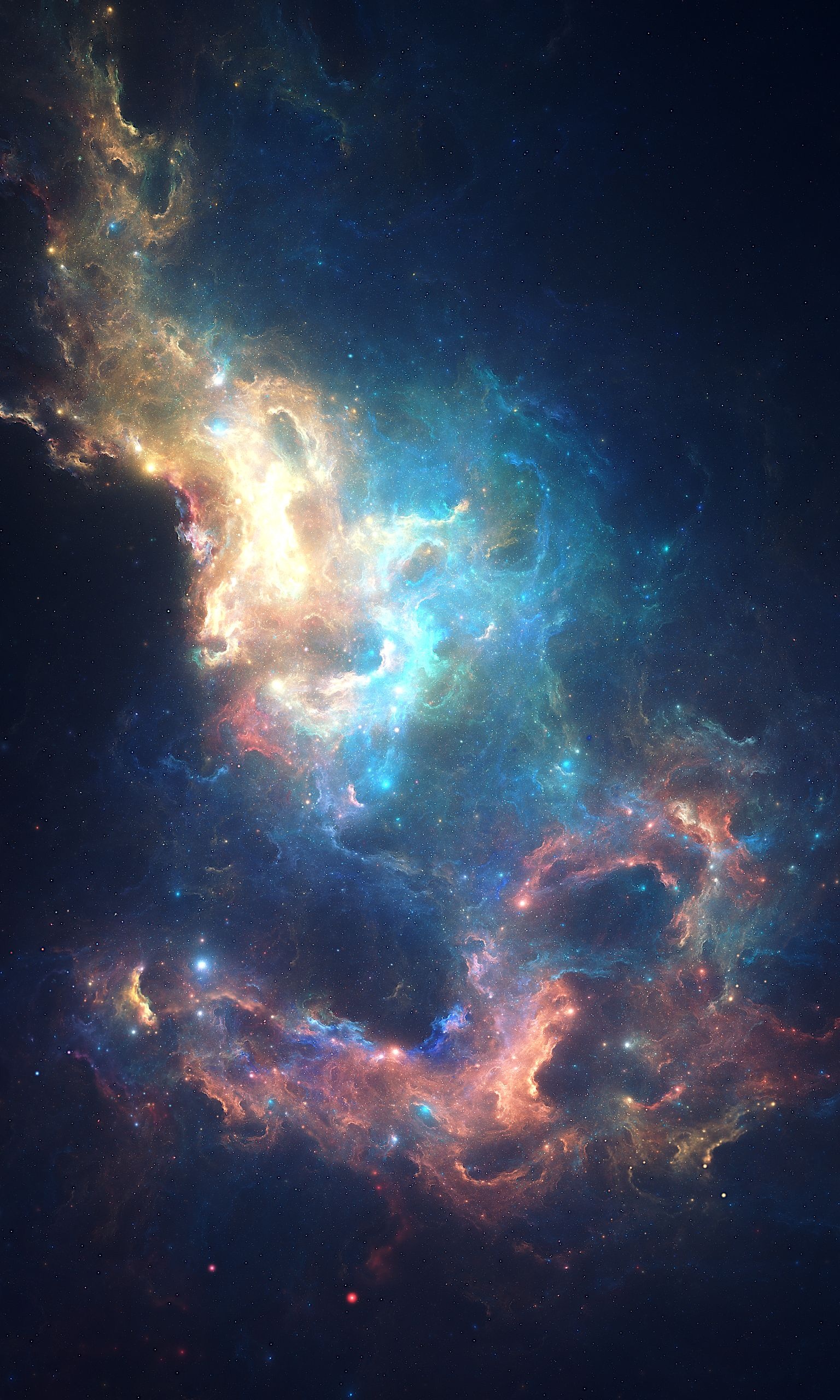 Cosmic Cliffs, Carina Nebula,, 1540x2560 HD Phone