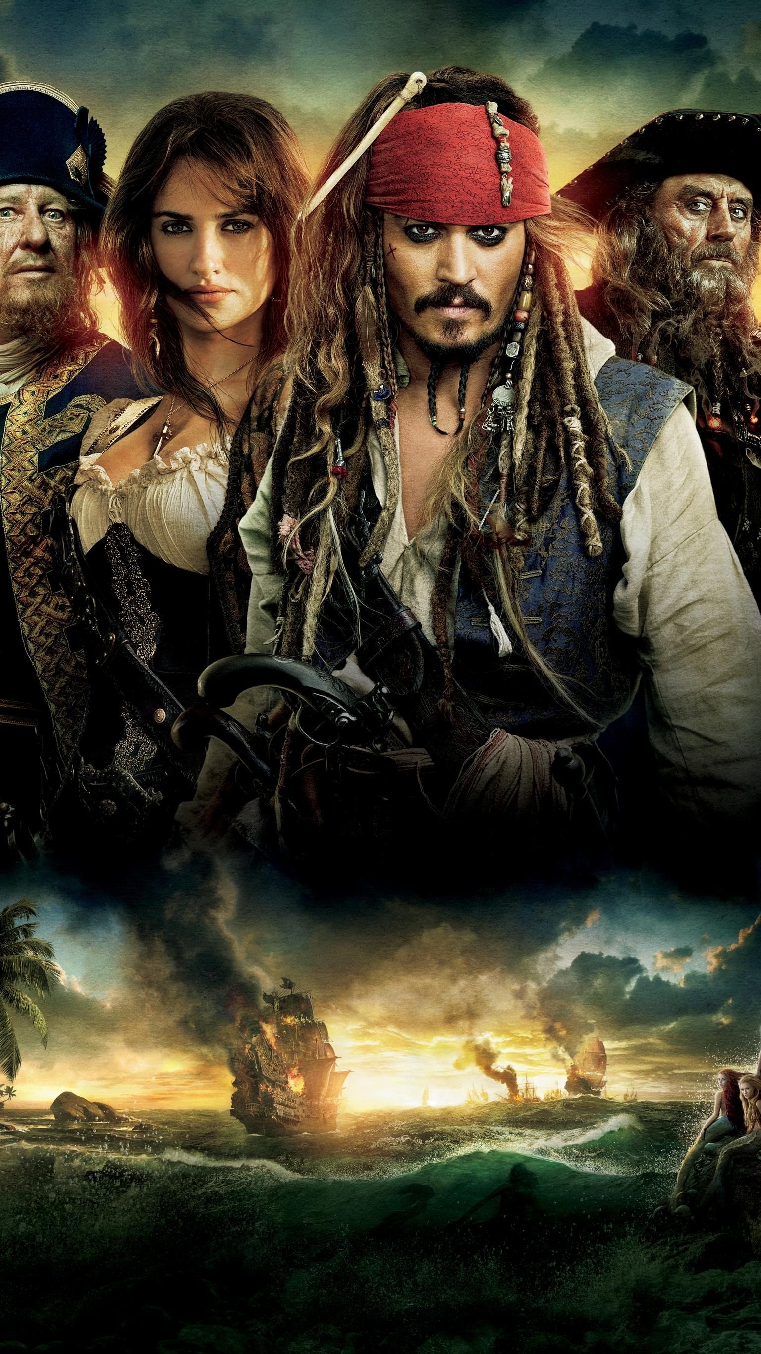 Pirates of the Caribbean, Worlds End, Phone wallpaper, Blackbeard, 1540x2740 HD Phone