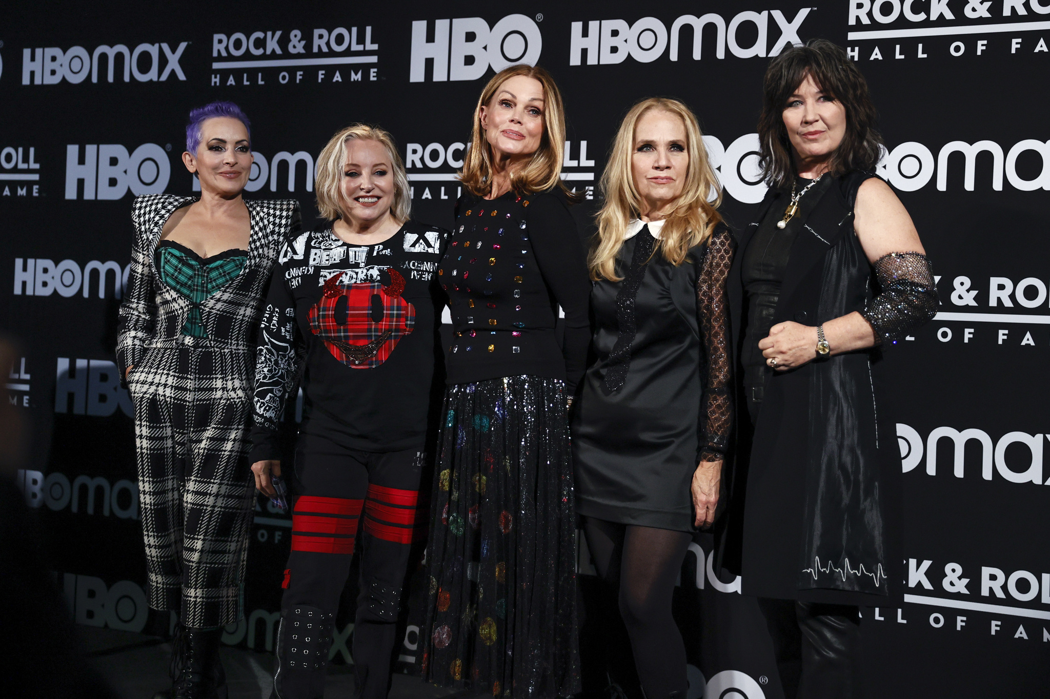 Go-Go's fashion look, Rock & Roll Hall of Fame, Belinda Carlisle's style, Iconic outfits, 2050x1370 HD Desktop