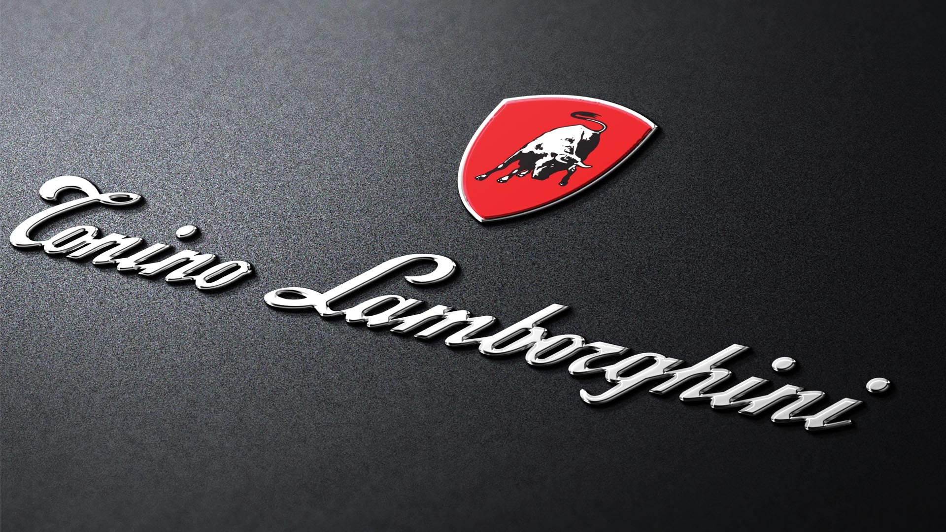 45 Lamborghini logo, Wallpaper, HD, 1920x1080 Full HD Desktop