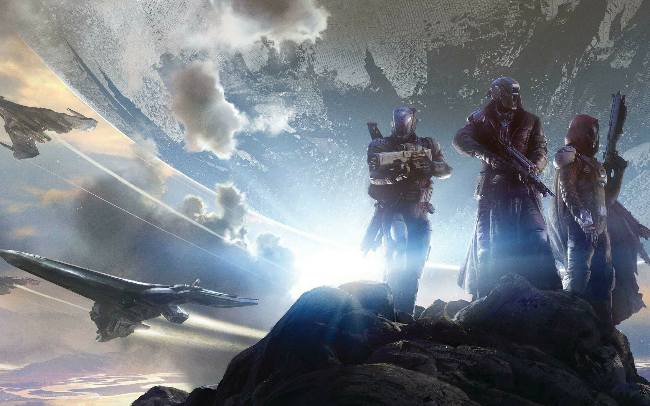 Destiny: The game's style has been described as a first-person shooter that incorporates role-playing and MMO elements, but Bungie has avoided describing Destiny as a traditional MMO game. 2560x1600 HD Wallpaper.