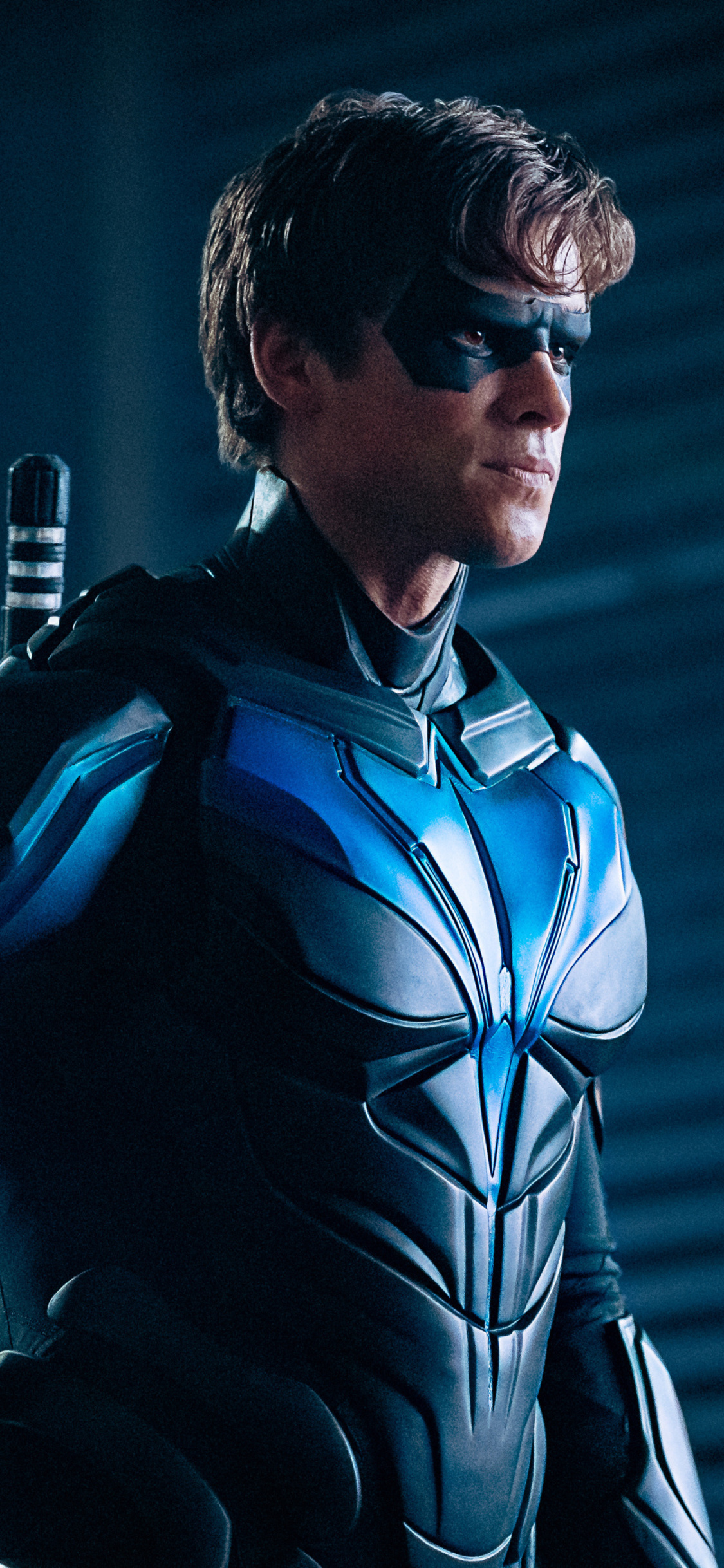 Titans TV Series, Nightwing character, 2019 iPhone XS, 4K wallpapers, 1130x2440 HD Phone