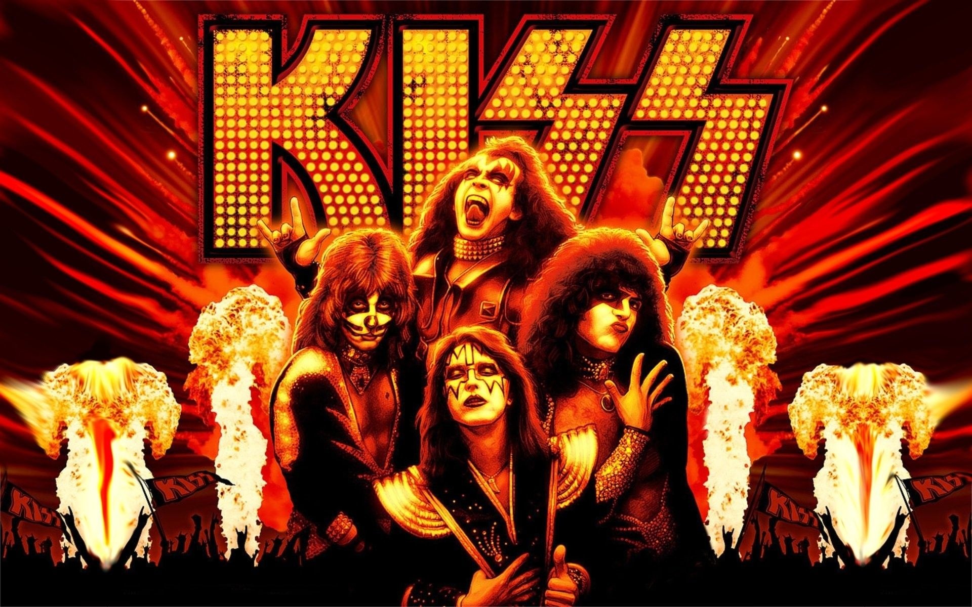 KISS Band, Android wallpaper, Fan contribution, Zoey Anderson, 1920x1200 HD Desktop